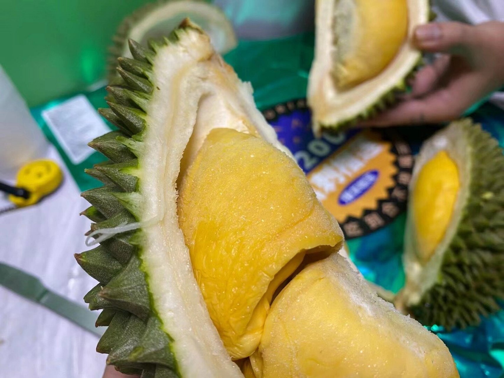 武汉 顶级品种 马来西亚🇲🇾黑刺d200榴莲 吃过无数次榴莲 要是没