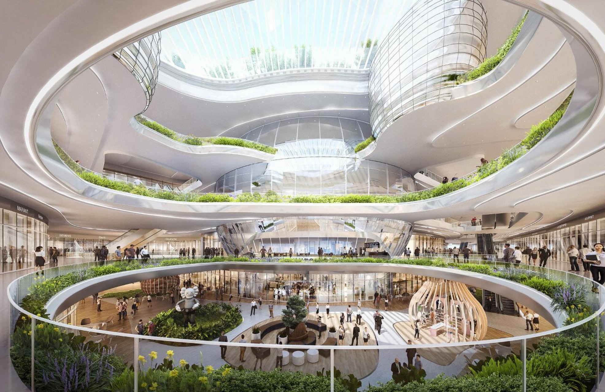 项目:唐山茂华中心三期 设计:aico 项目积极探索的问题是如何在满足