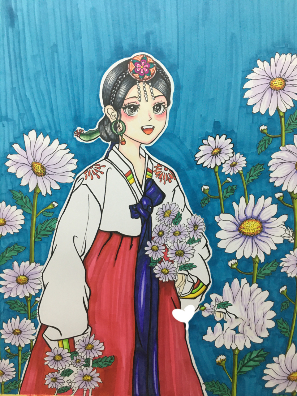 56个民族之朝鲜族创意绘画/动漫人物/原创 据《2021中国统计年鉴》