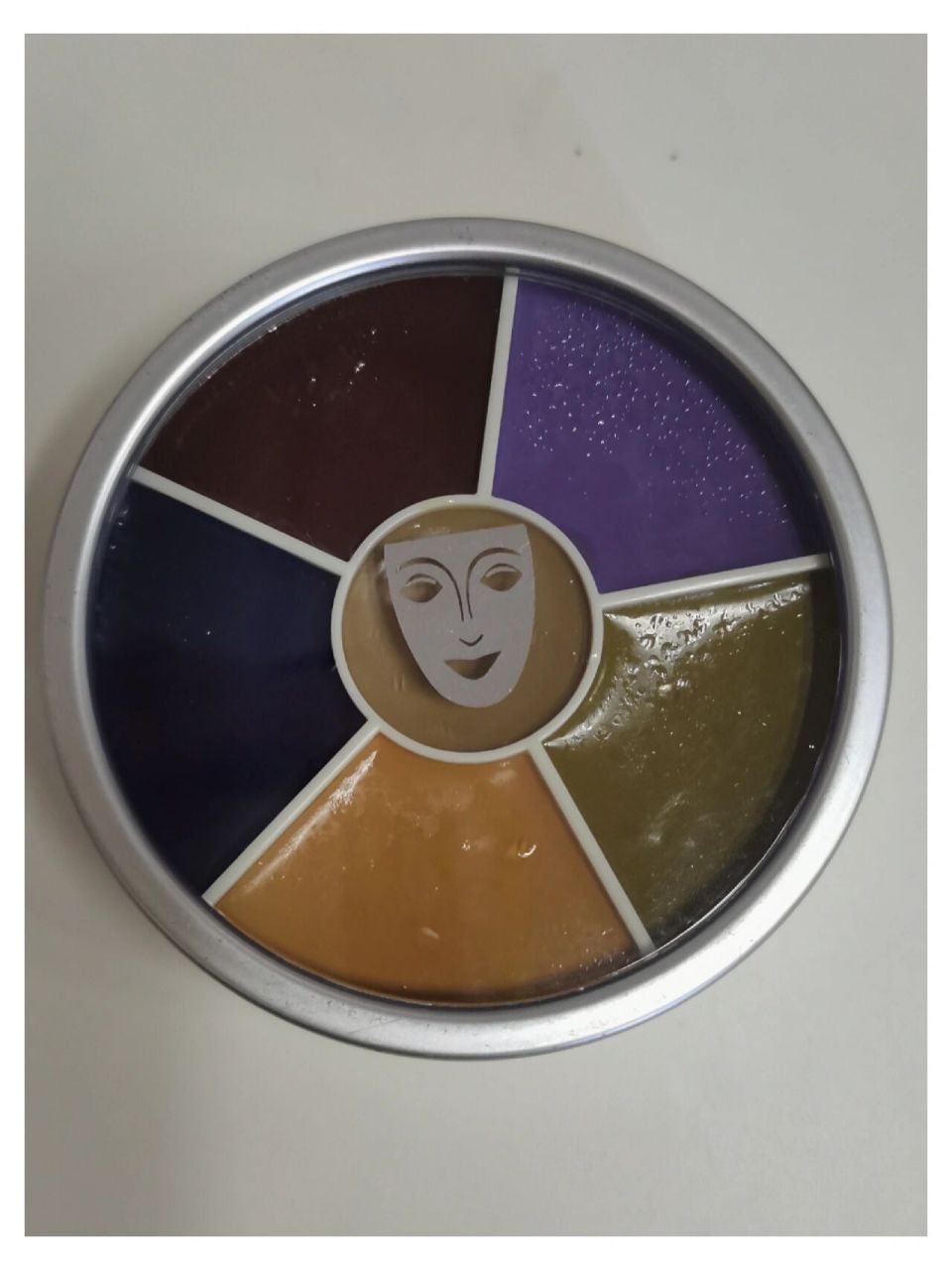 kryolan歌剧魅影  调色盘bruise 图新鲜买的,到手发现这玩意我根本