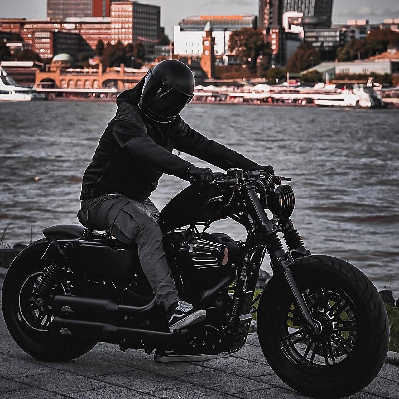 vader/jp bobber style 机车 摩托车 哈雷x48 哈雷戴维森 机车骑士