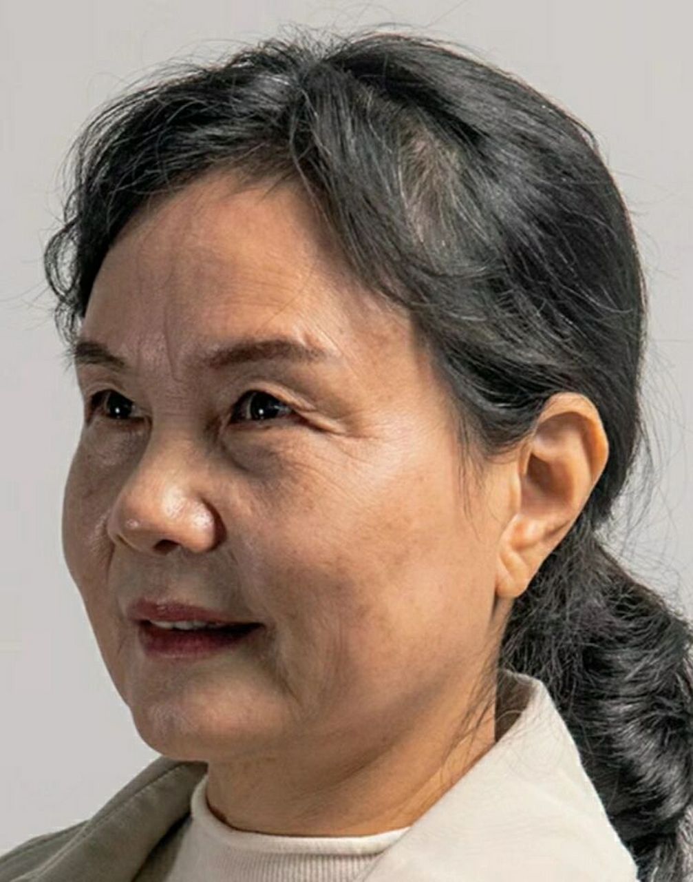 女头像骨点肌肉解剖参考