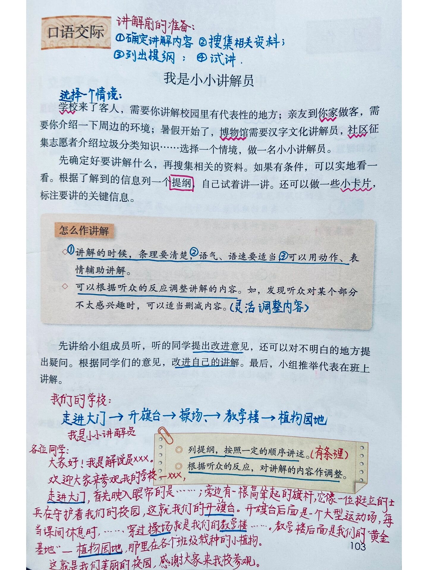 我是小小讲解员50字图片