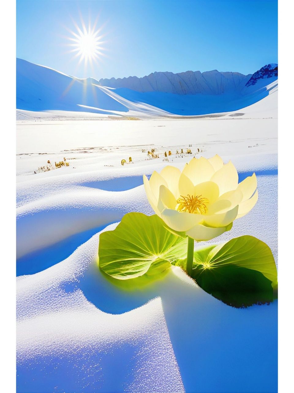 雪莲花在西藏有一种传说,见到雪莲花开的人,永远好运连连,心想事成,健