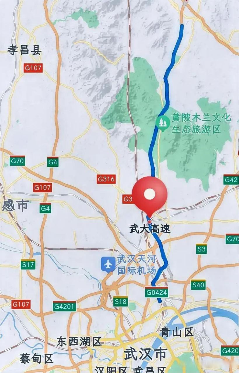 武大高速为啥不叫"黄大"(黄陂——大悟)或者"武孝"(武汉——孝感)?