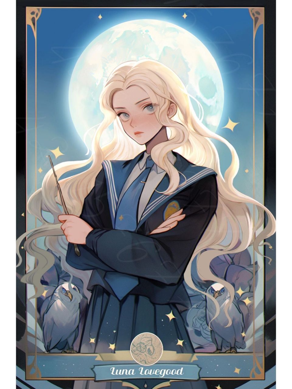 《harry potter哈利波特》——卢娜·洛夫古德 luna lovegood 卢娜