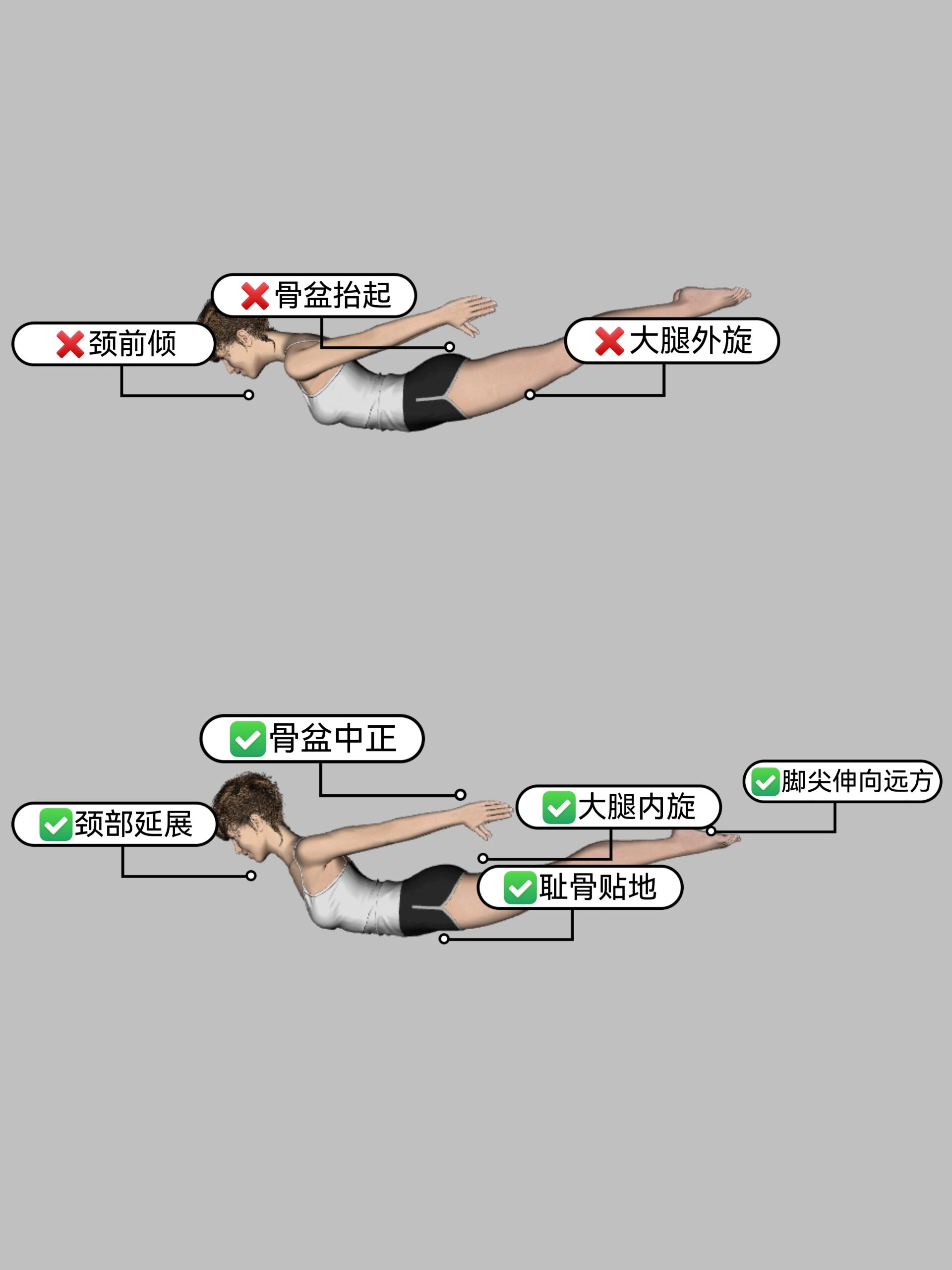 瑜伽蝗虫式动作讲解图片