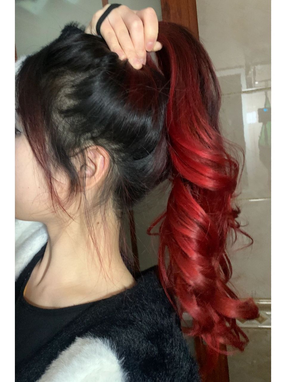 我的red hair发尾染! 给集美们作参考