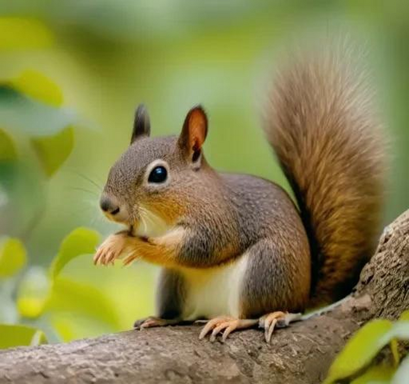 松鼠真的会冬眠吗?作为一个南方人,我还真是不知道呢!