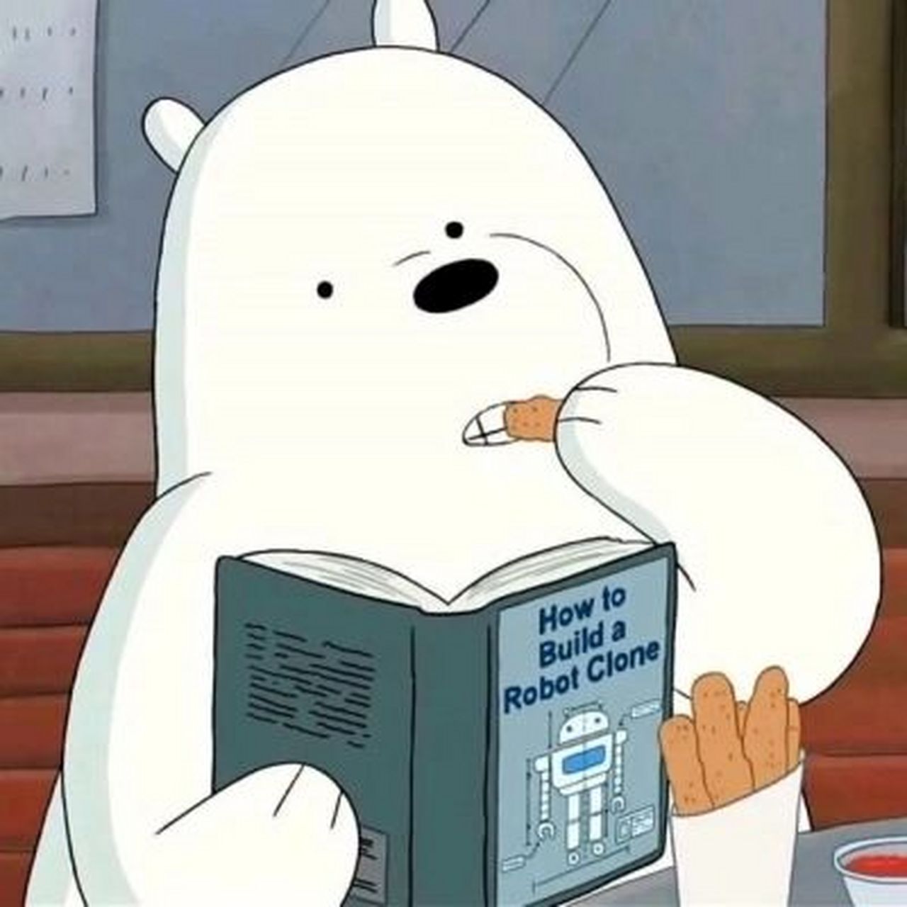 超级可爱的动漫头像  咱们裸熊之白熊系列又来咯