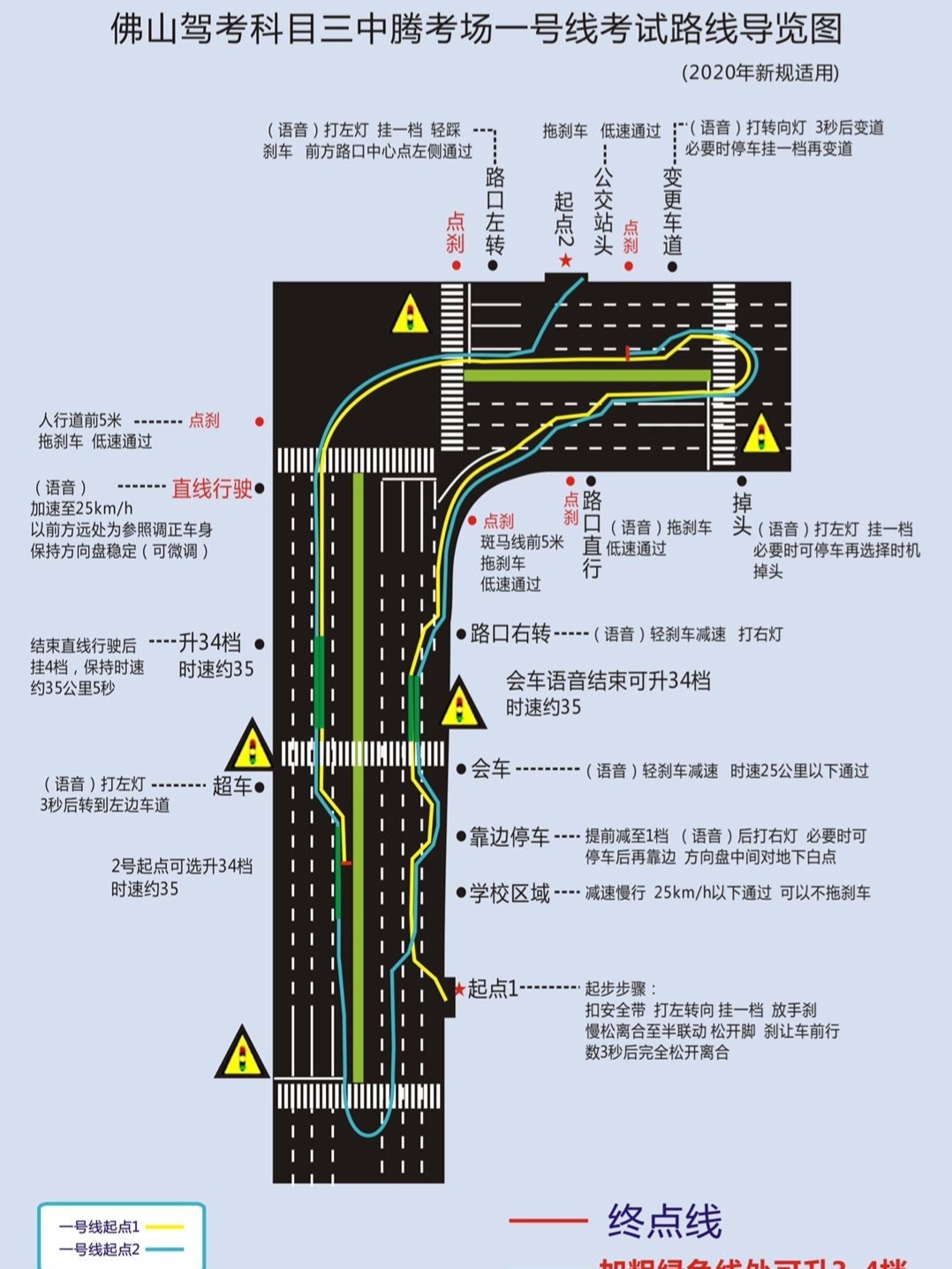 仙塘科目三考试路线图图片