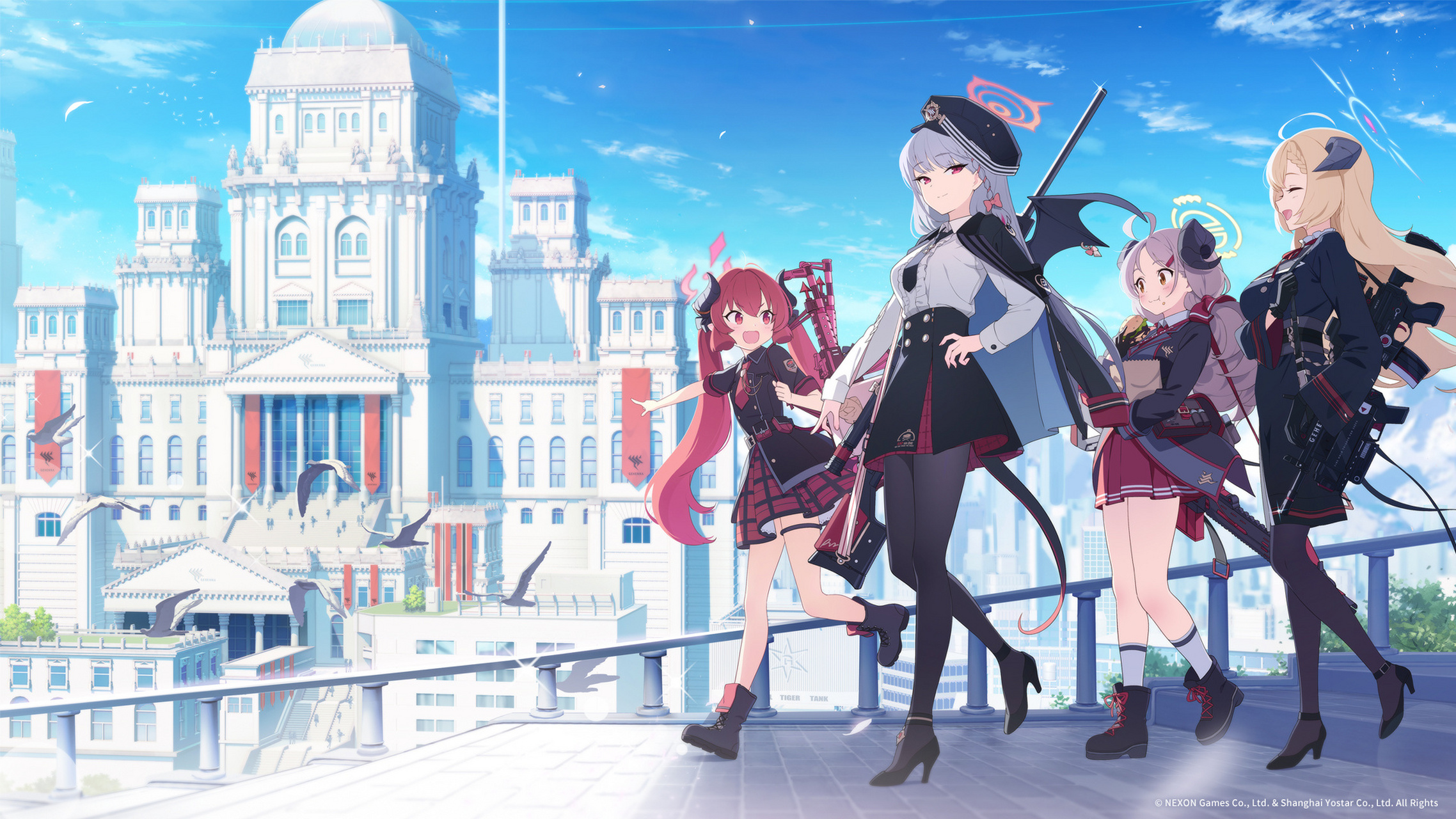 青春战术剧情rpg手游《蔚蓝档案》宣布不限量计费删档测试定档 6月22