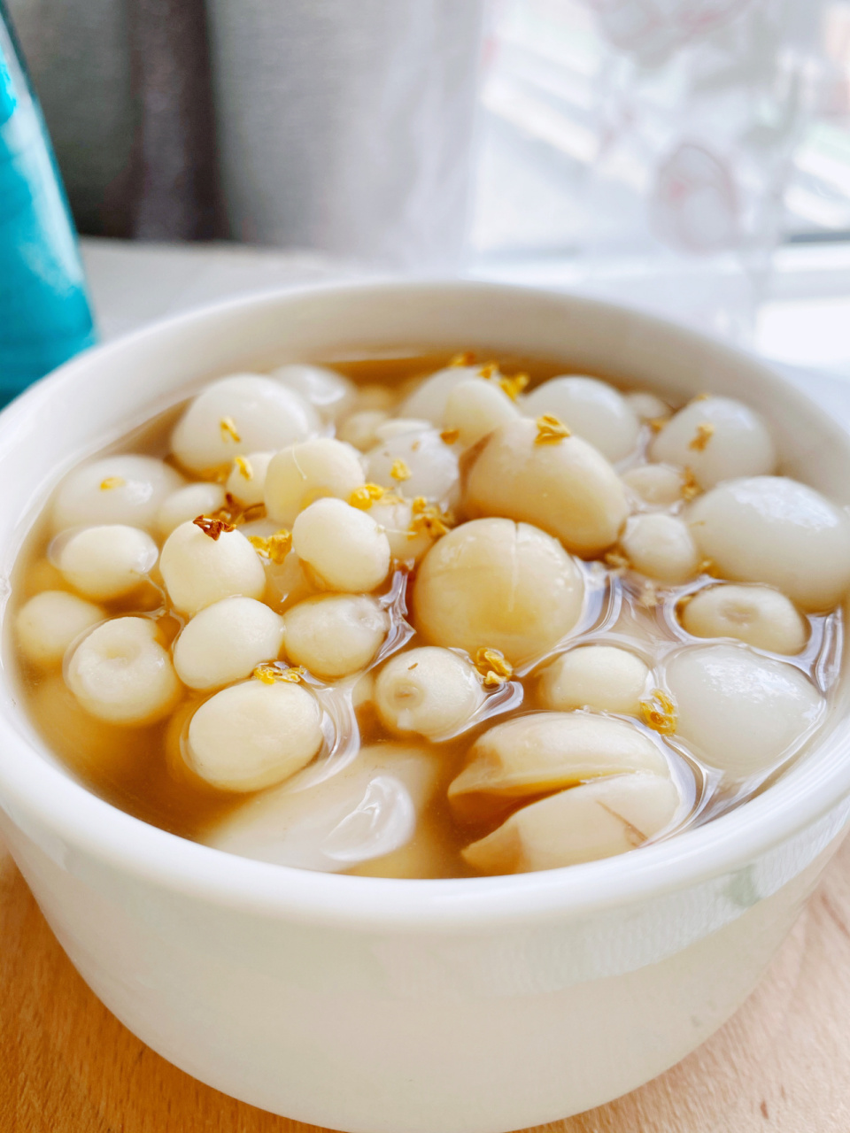 健脾补肾 | 鸡头米——桂花莲子鸡头米红糖水 鸡头米,学名叫芡实,因果