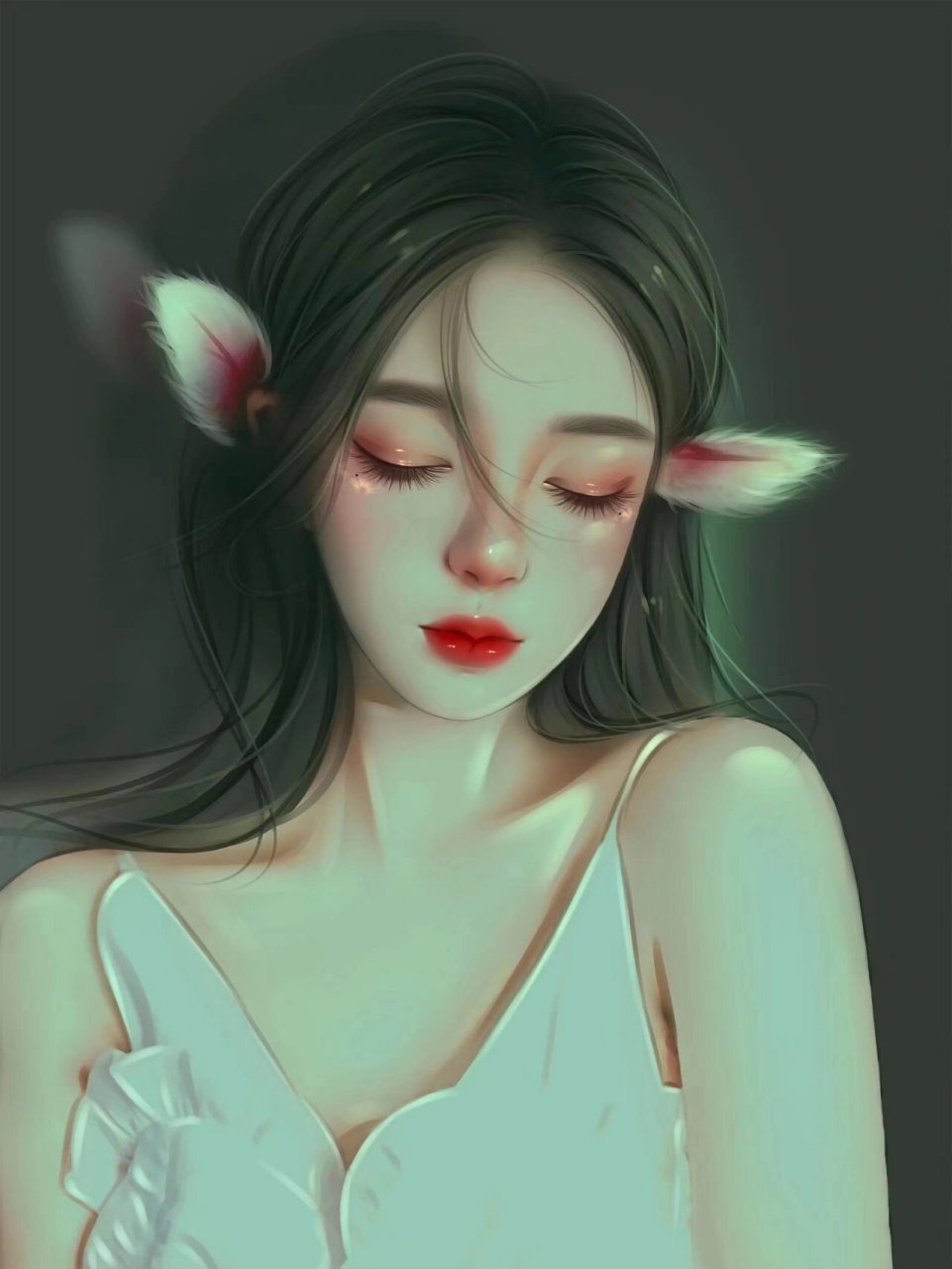 画一个高冷的女生手绘头像 气质美如花 绘画日常分享 分享一组高冷的