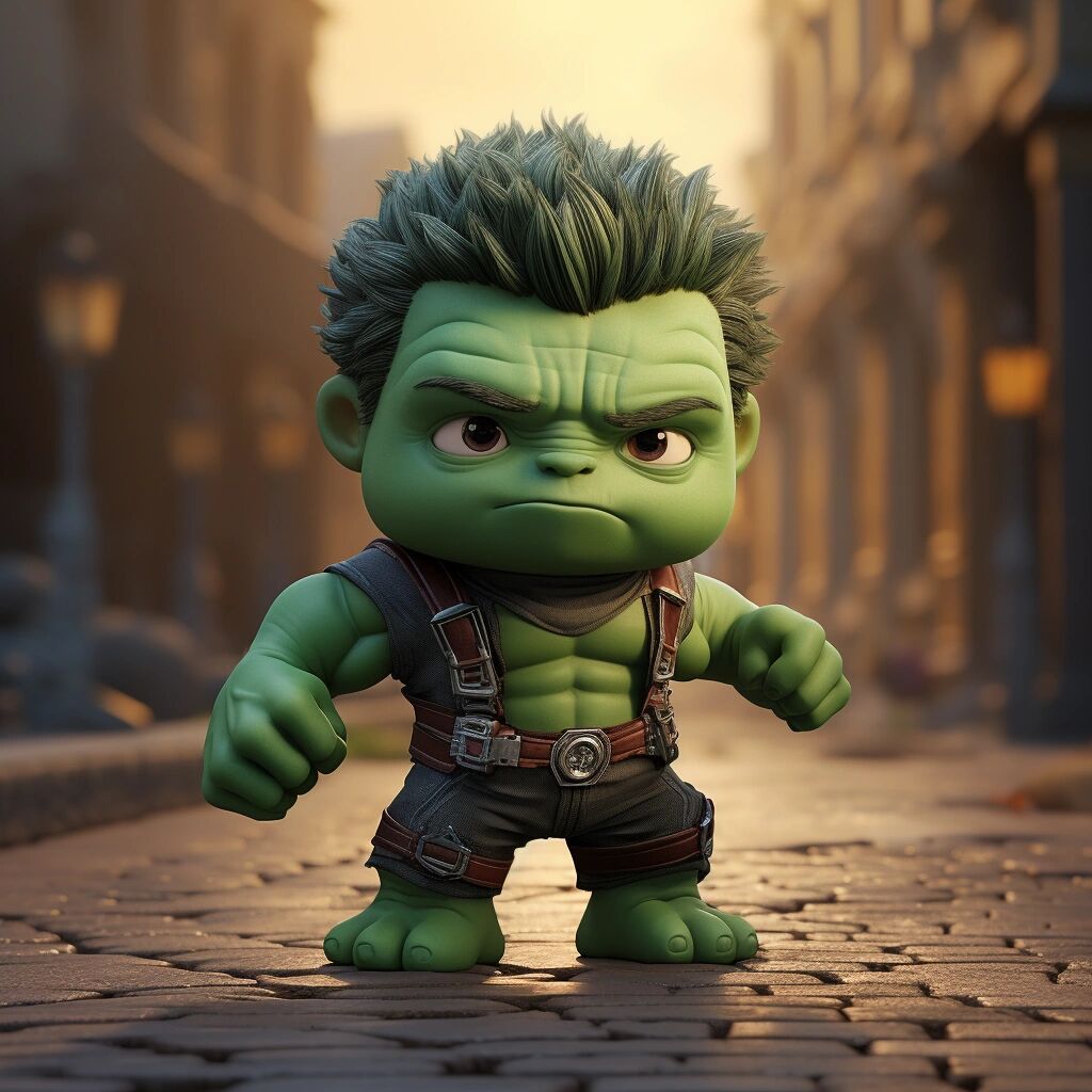 漫威系列q版头像 绿巨人浩.@pong101的动态