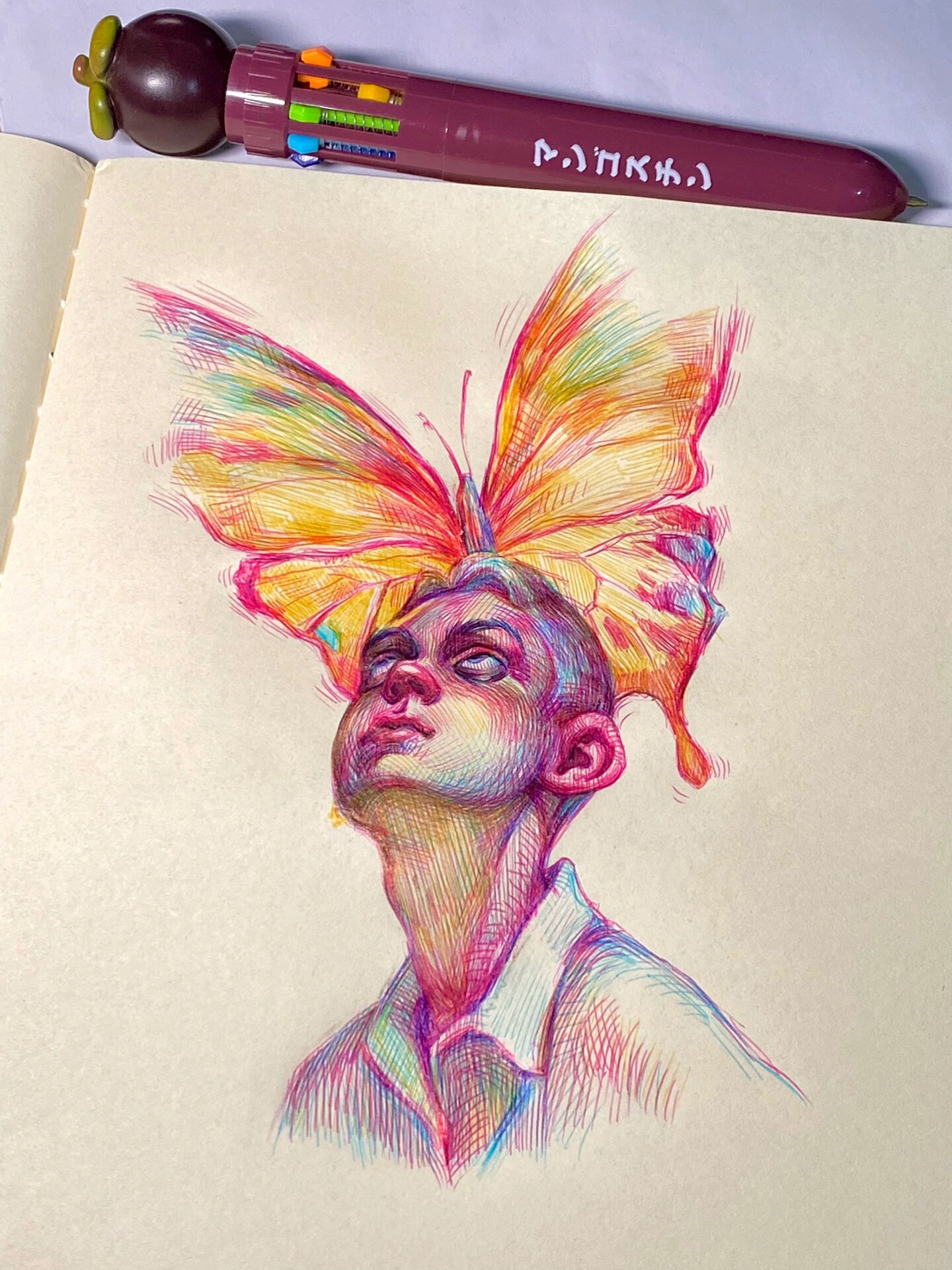 7张圆珠笔画合集73