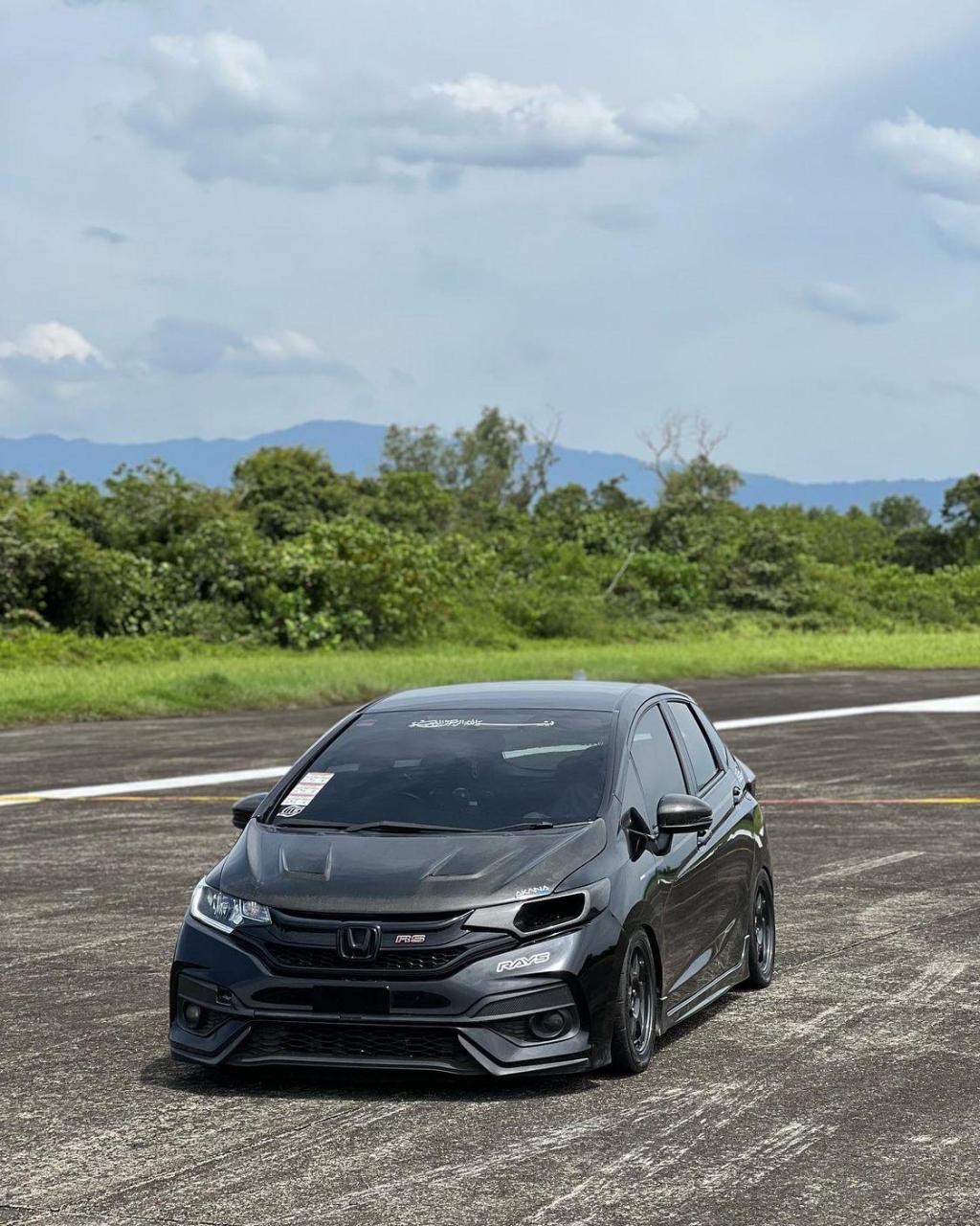 飞度gk5单出大炮黑武士改装案例