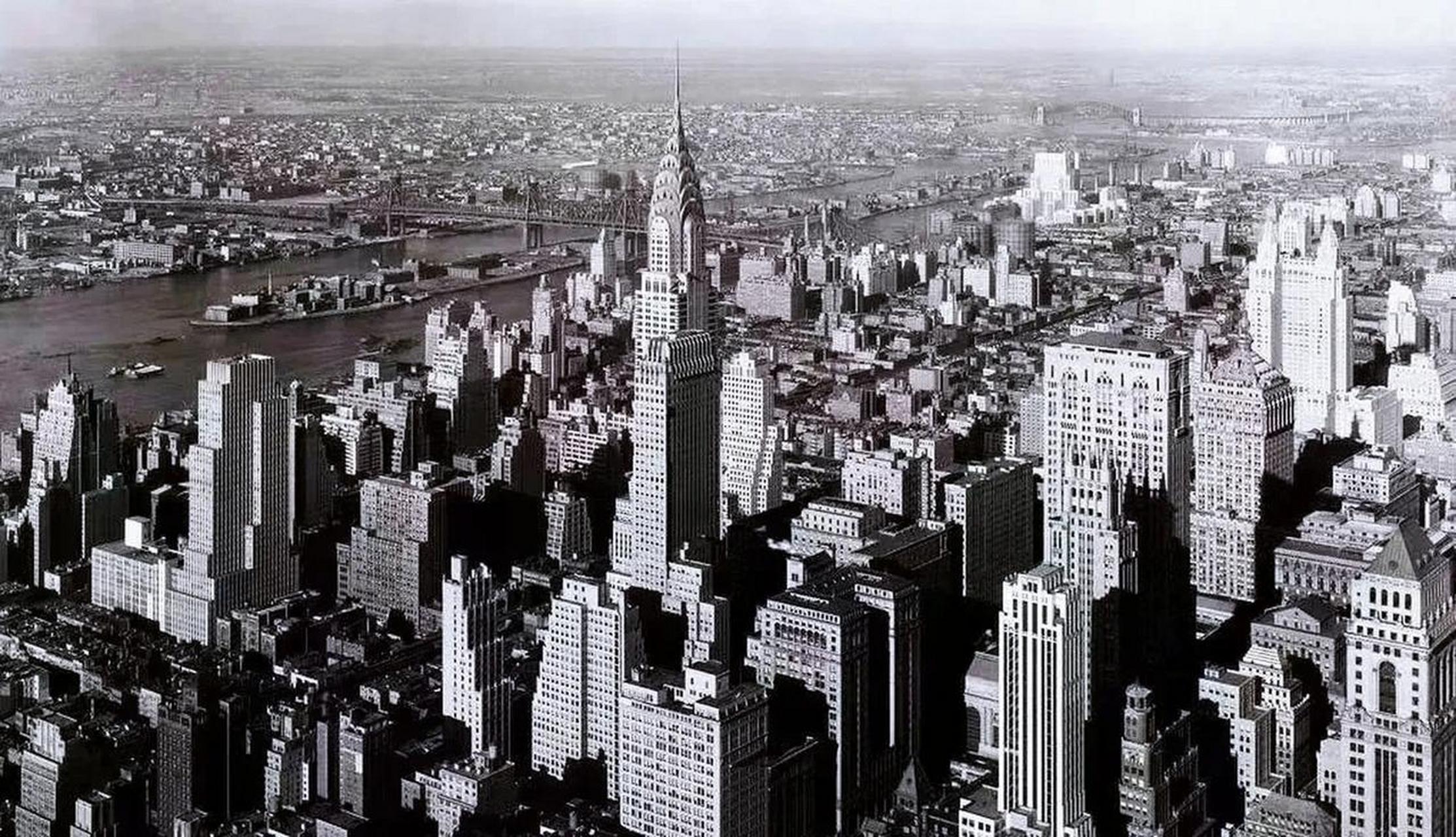 这是一百年前的纽约,如果用一句话形容你看到这张图片时的感想你想说