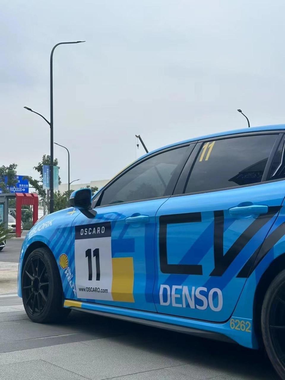 领克03 pet冰淇淋蓝77赛道拉花搞定