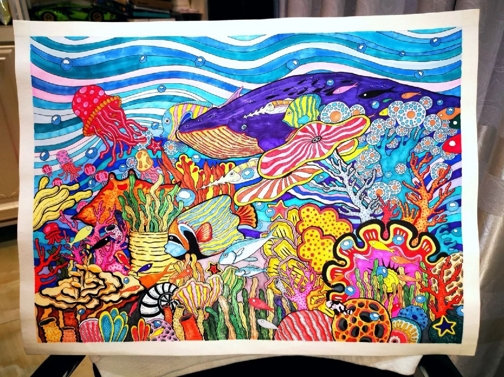 7～9岁少儿创意美术(大画图片) 本家画少儿创意美术 最近好久没更新了