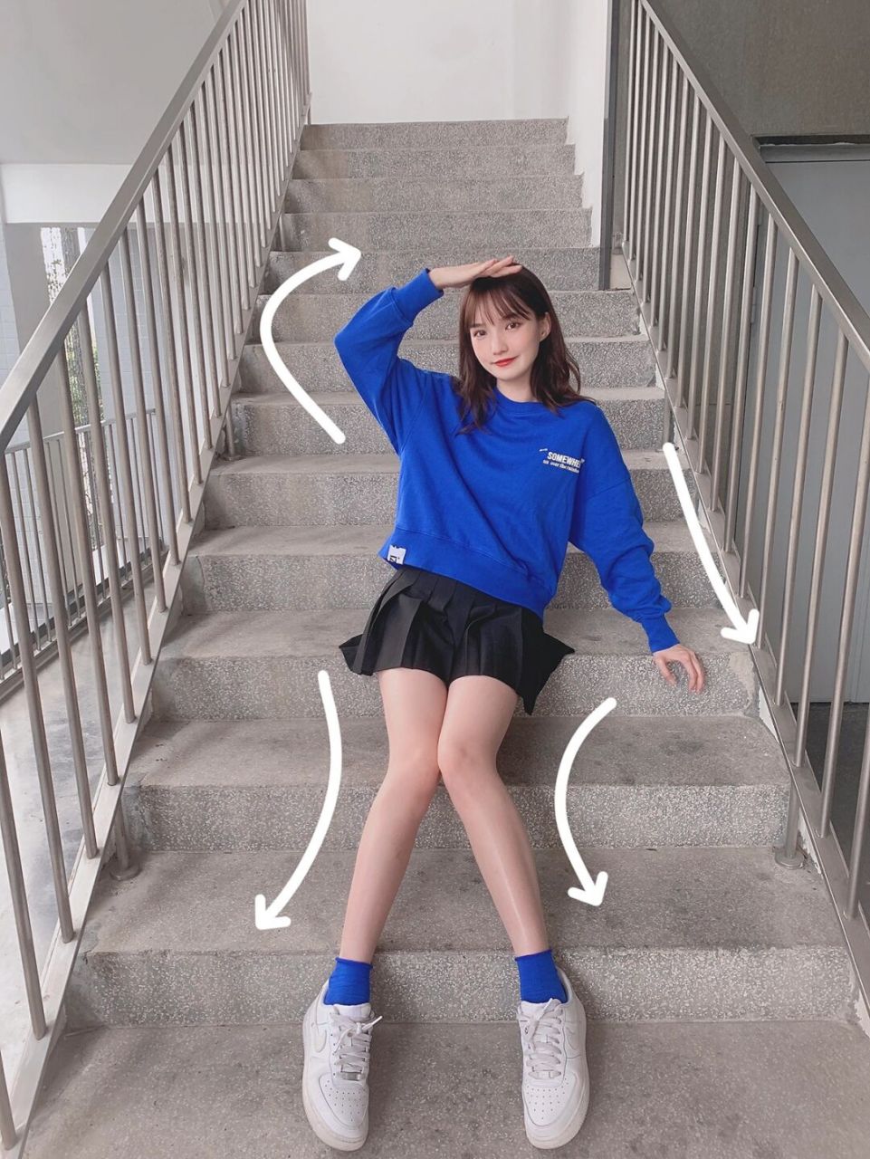 分享几款坐姿拍照姿势～ 坐着拍照经常拍不好?