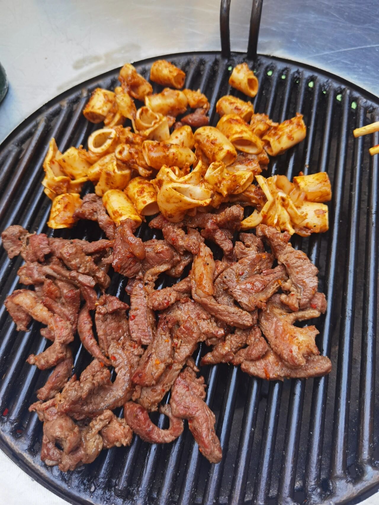 宽甸美食 朋友来宽甸,一起去吃了宽甸极具特色的煎锅,我们吃的是23号