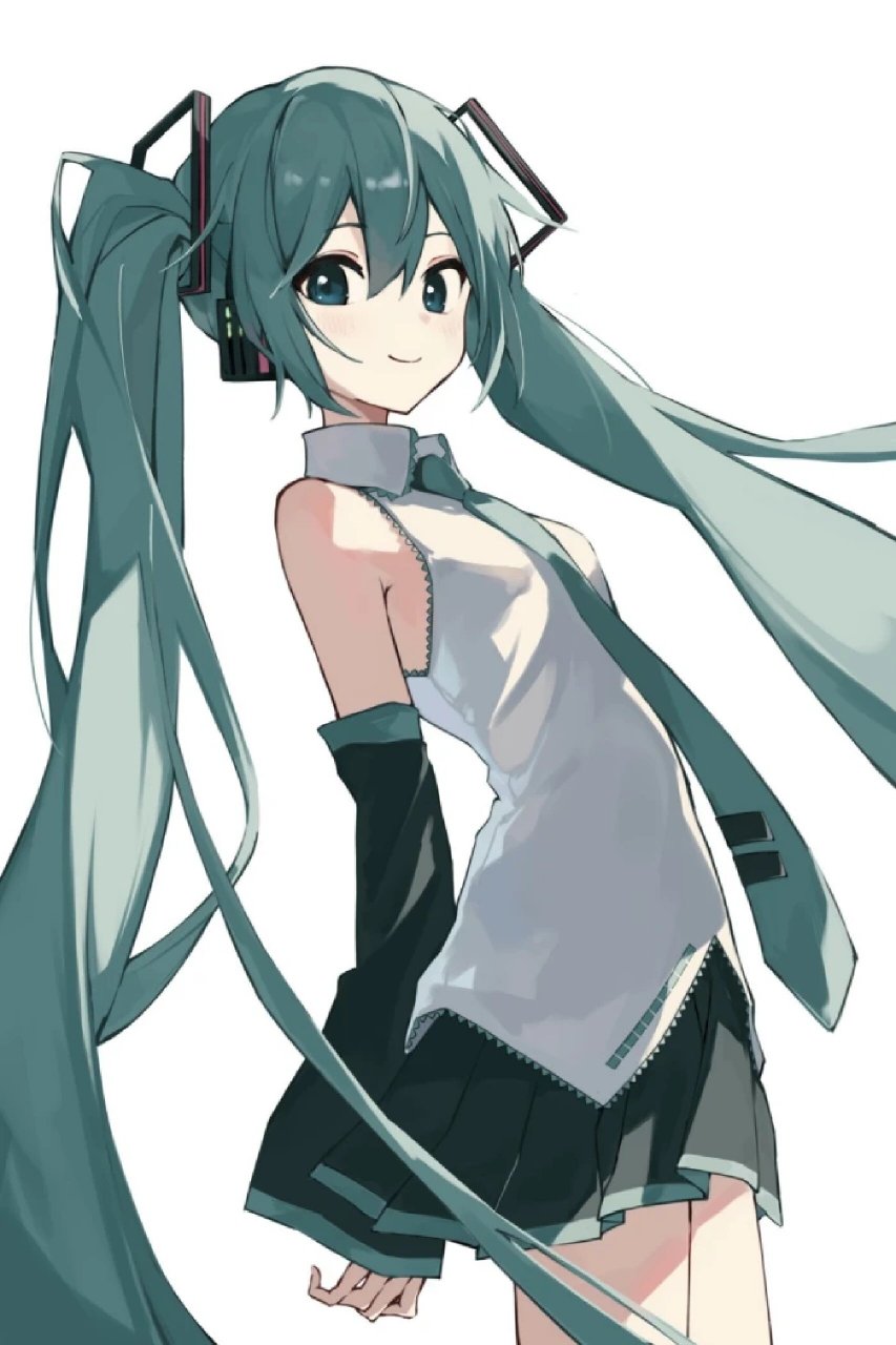 初音未来 画师:らくがき人間 #初音未来# #画师推荐