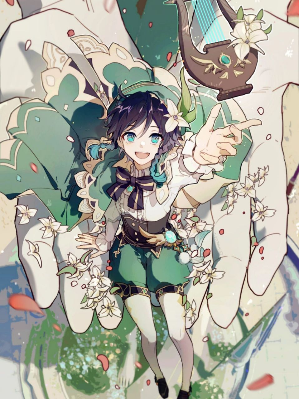 温迪 抱图吱一声