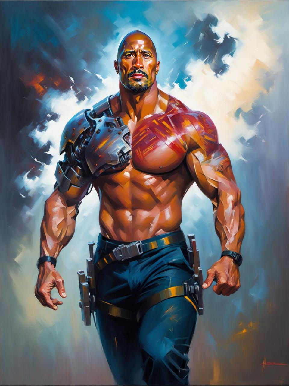 巨石强森 这机甲够帅了吧