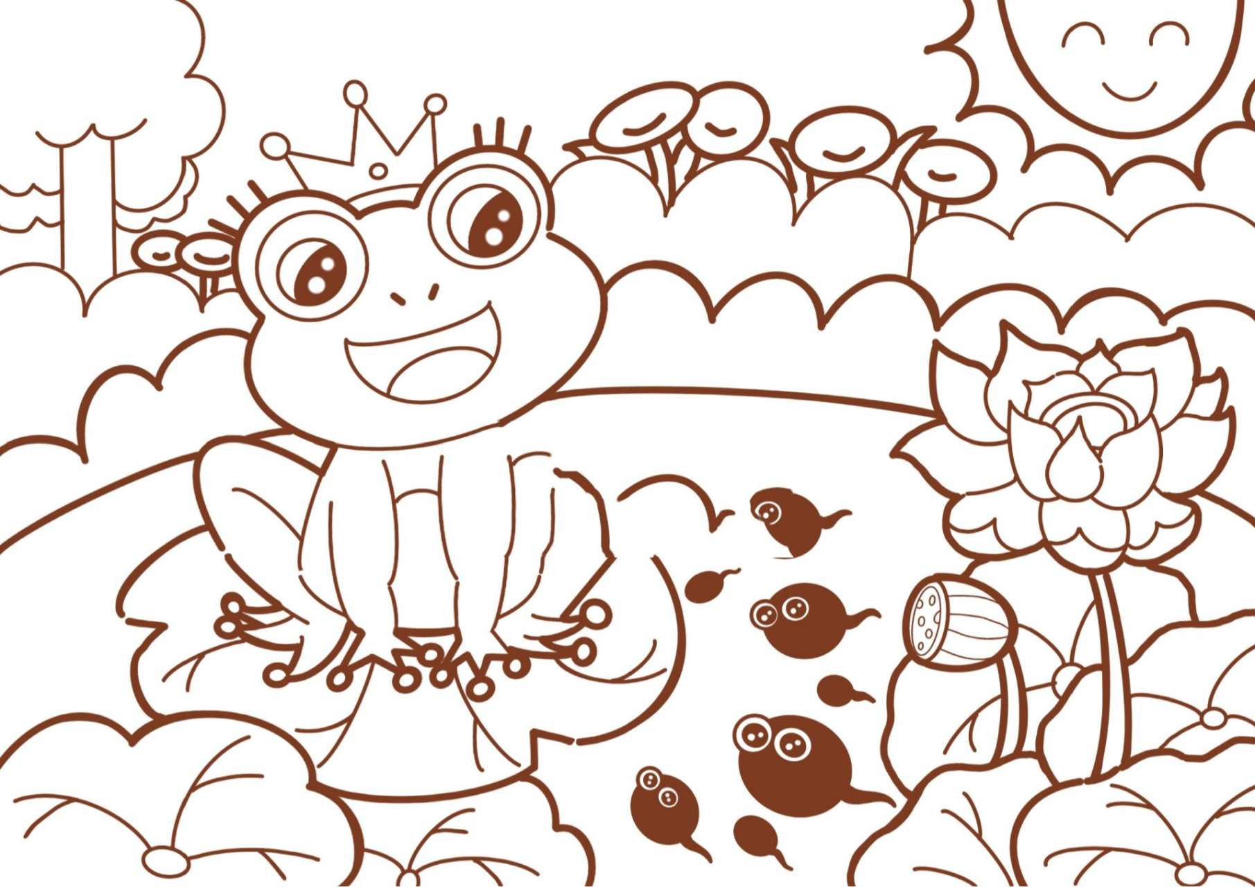 绘本故事—小蝌蚪找妈妈