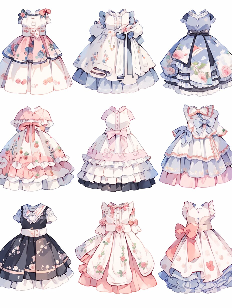 素材 可爱小裙子