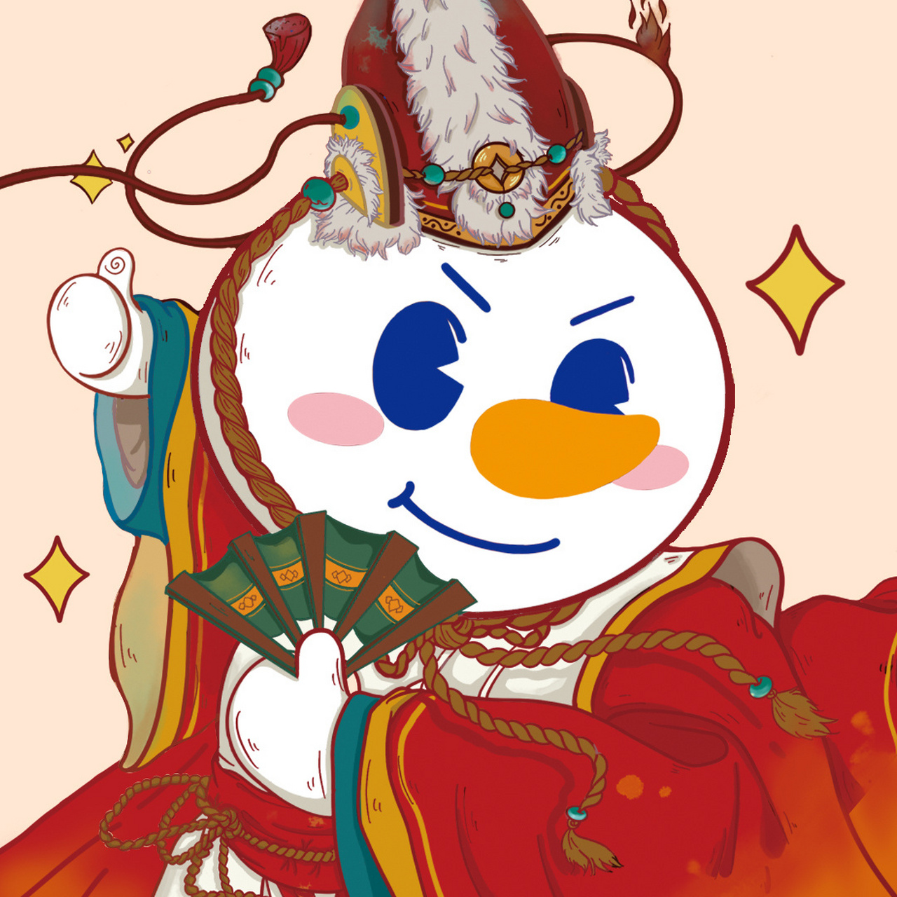 91古风雪王头像来啦!