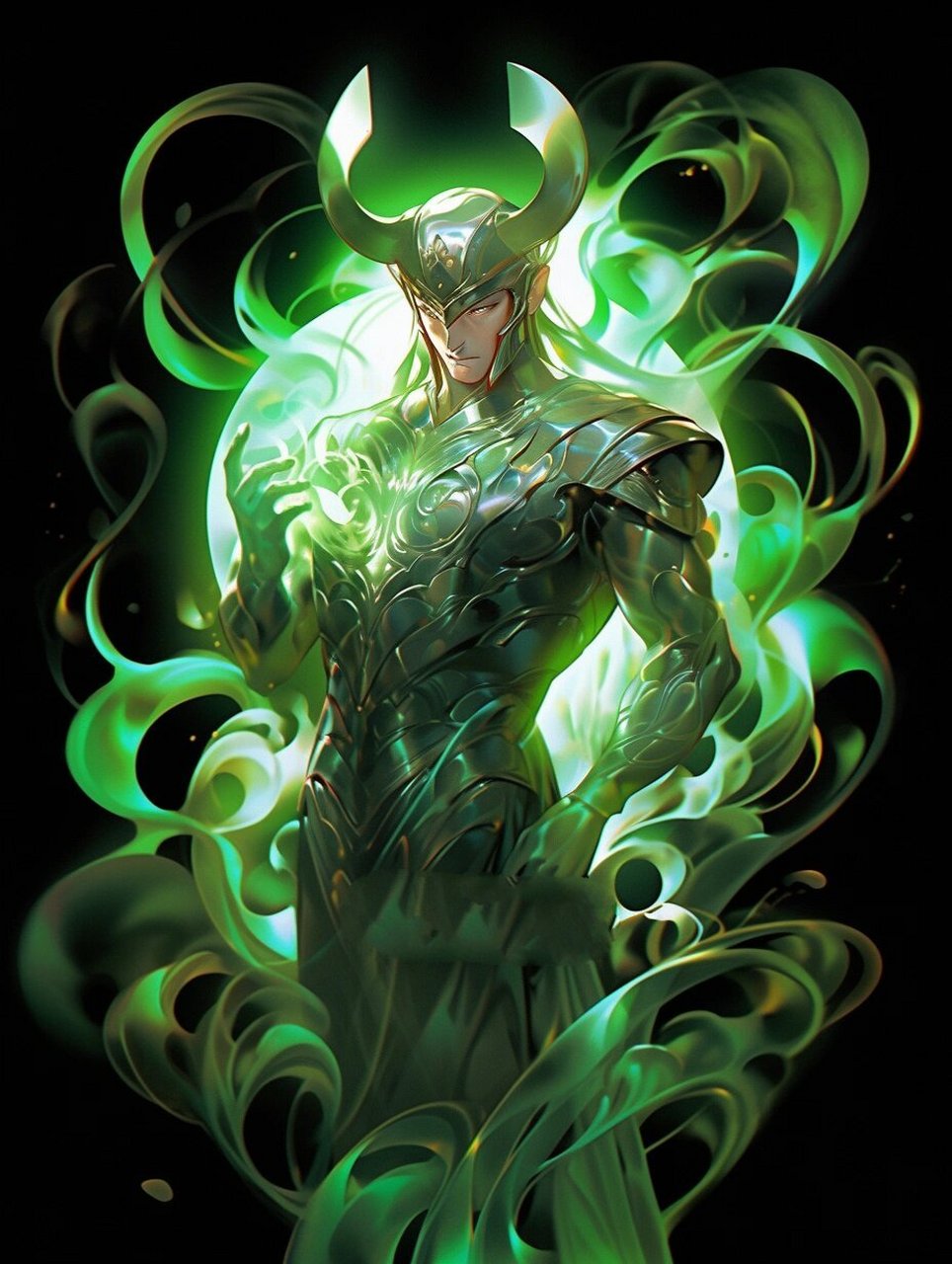 北欧众神之洛基 洛基(loki),是北欧神话中的谎言与诡计之神,亦是火神