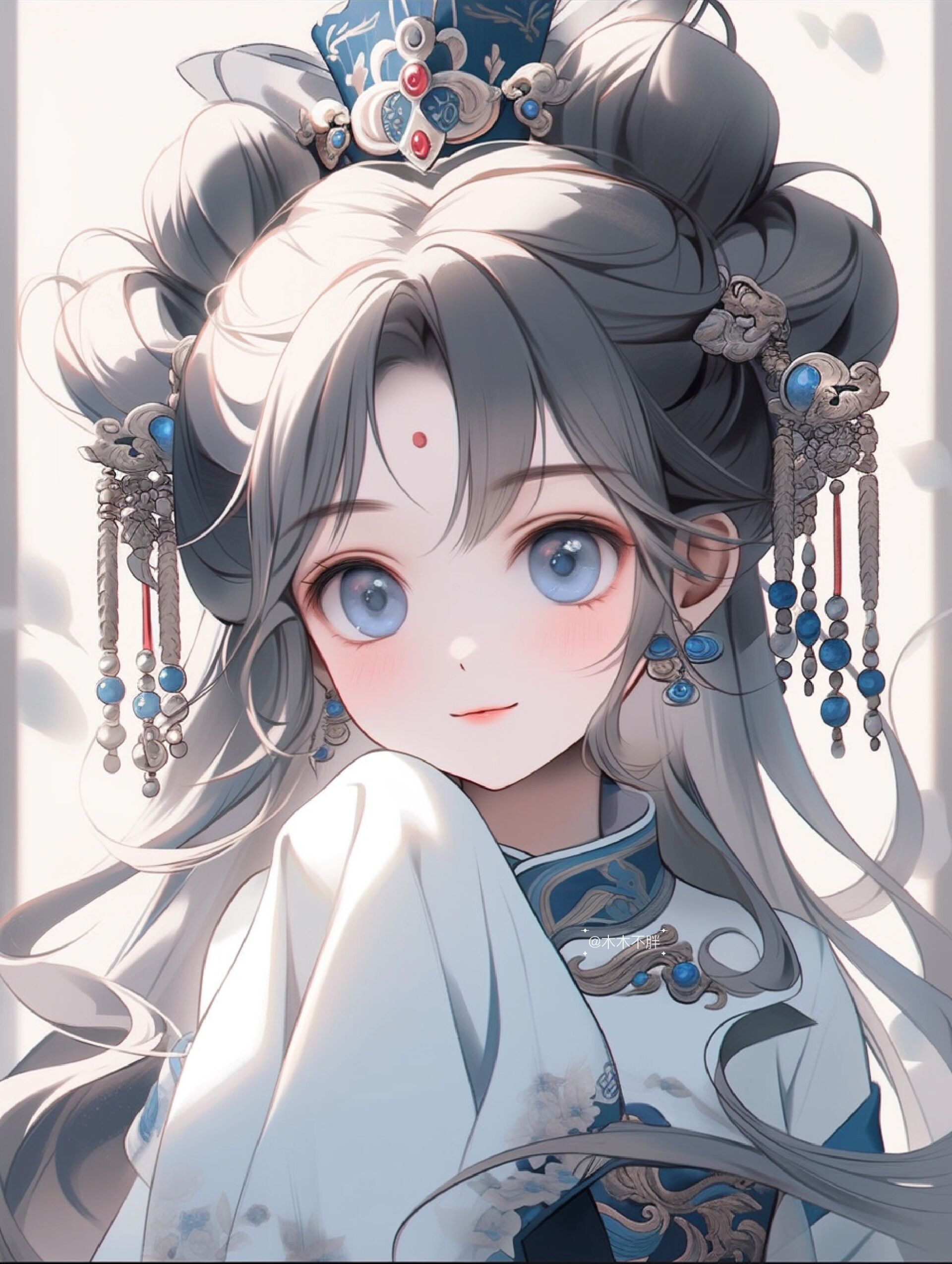 二次元少女头像|古风超可爱女生头.@一知可爱的动态