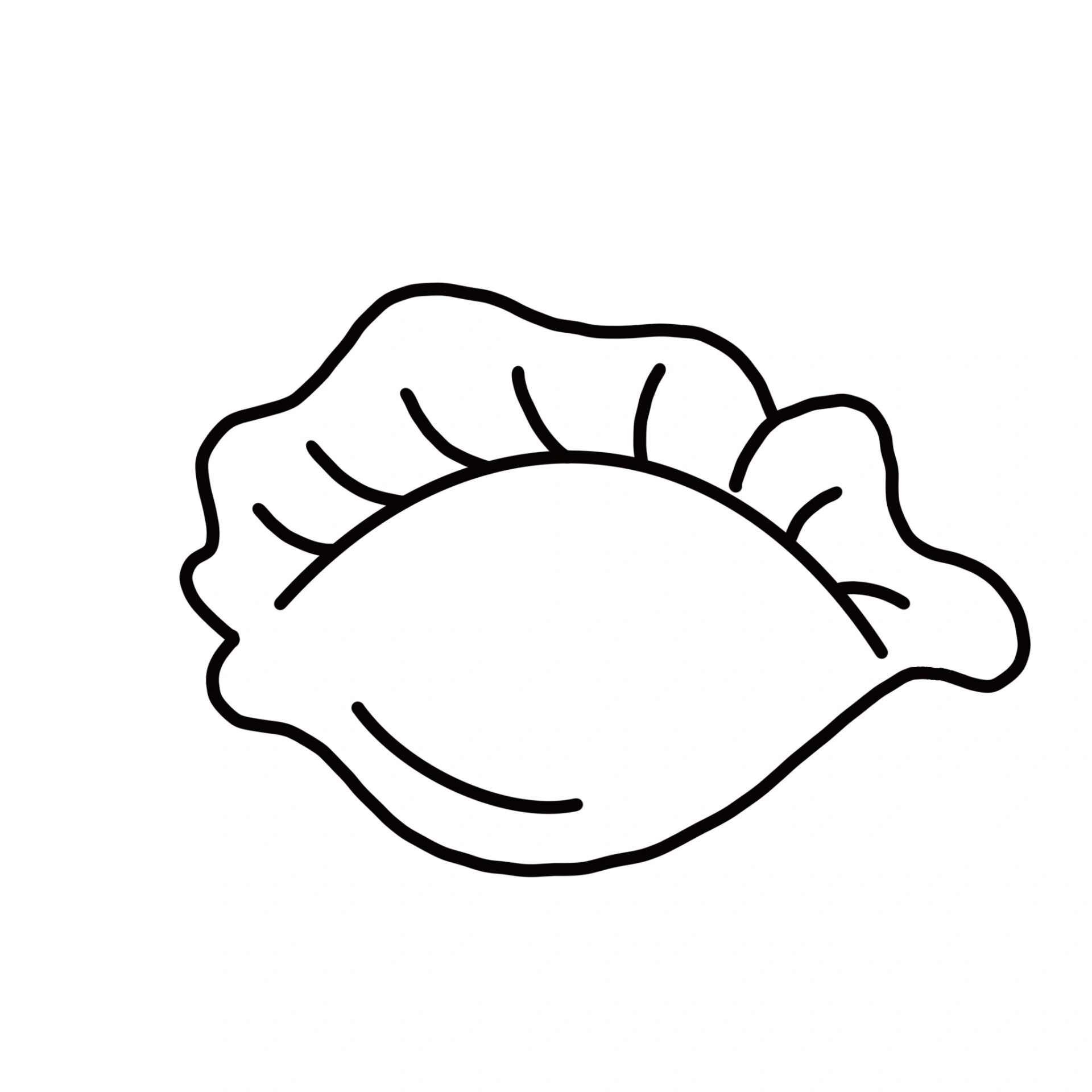 简笔画|饺子