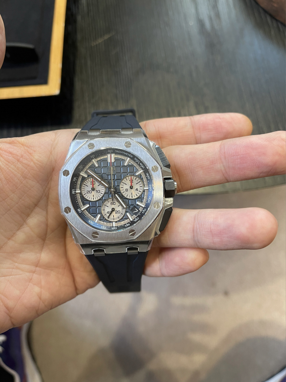 95上手体验爱彼2021新款皇家橡树离岸0299 受邀去到爱彼上手