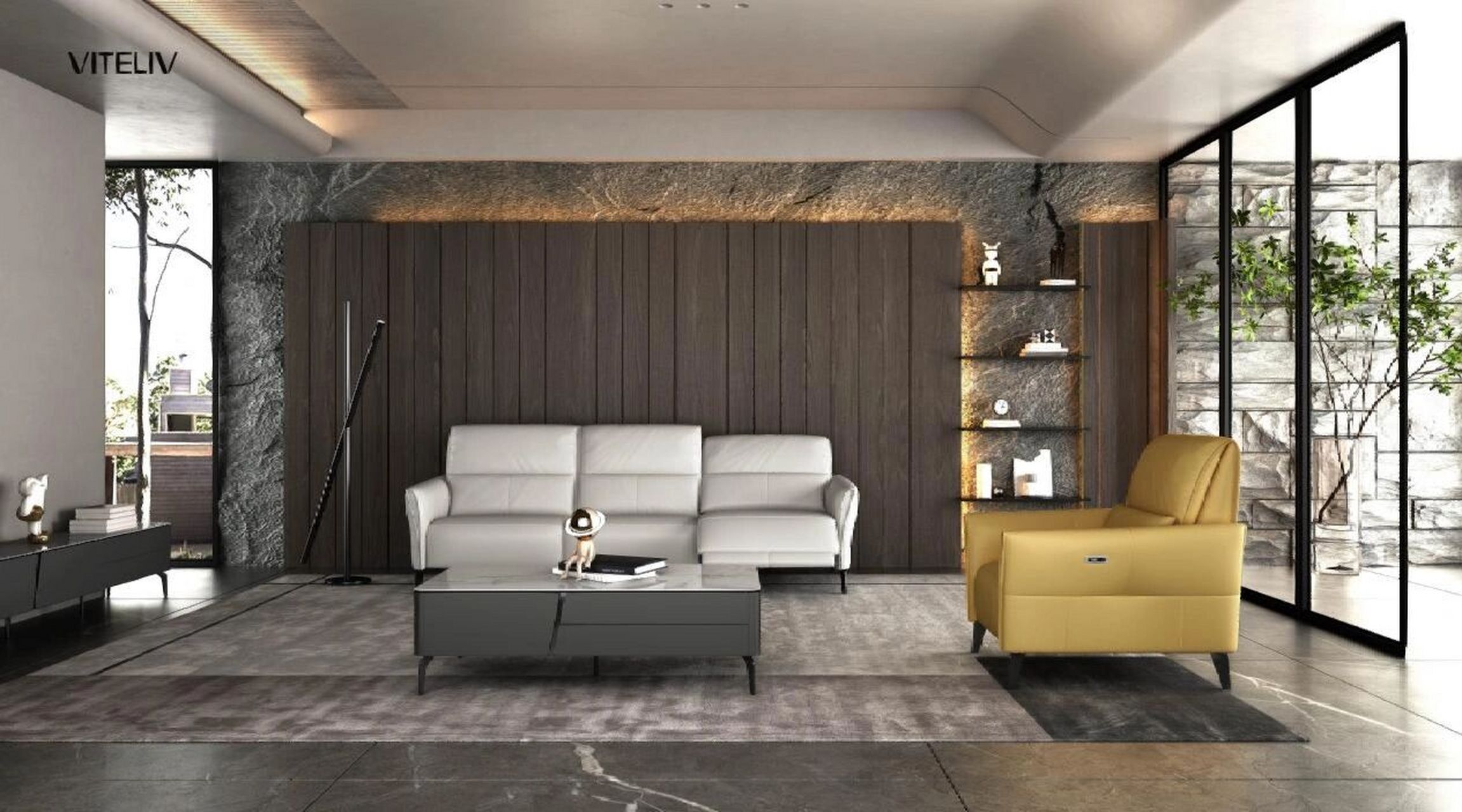 左右家居viteliv维特利沙发推荐 沙发作为客厅的"灵魂",自然是意式