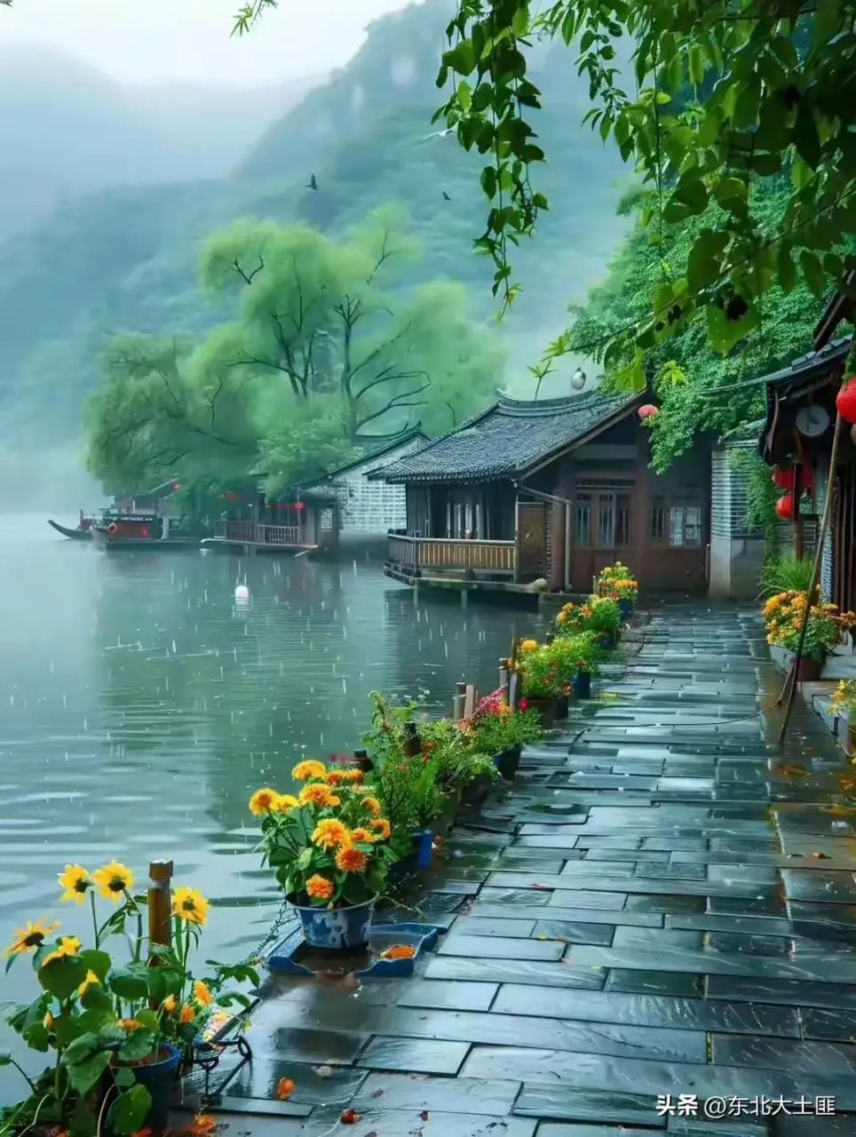 山水田园,自然之美.