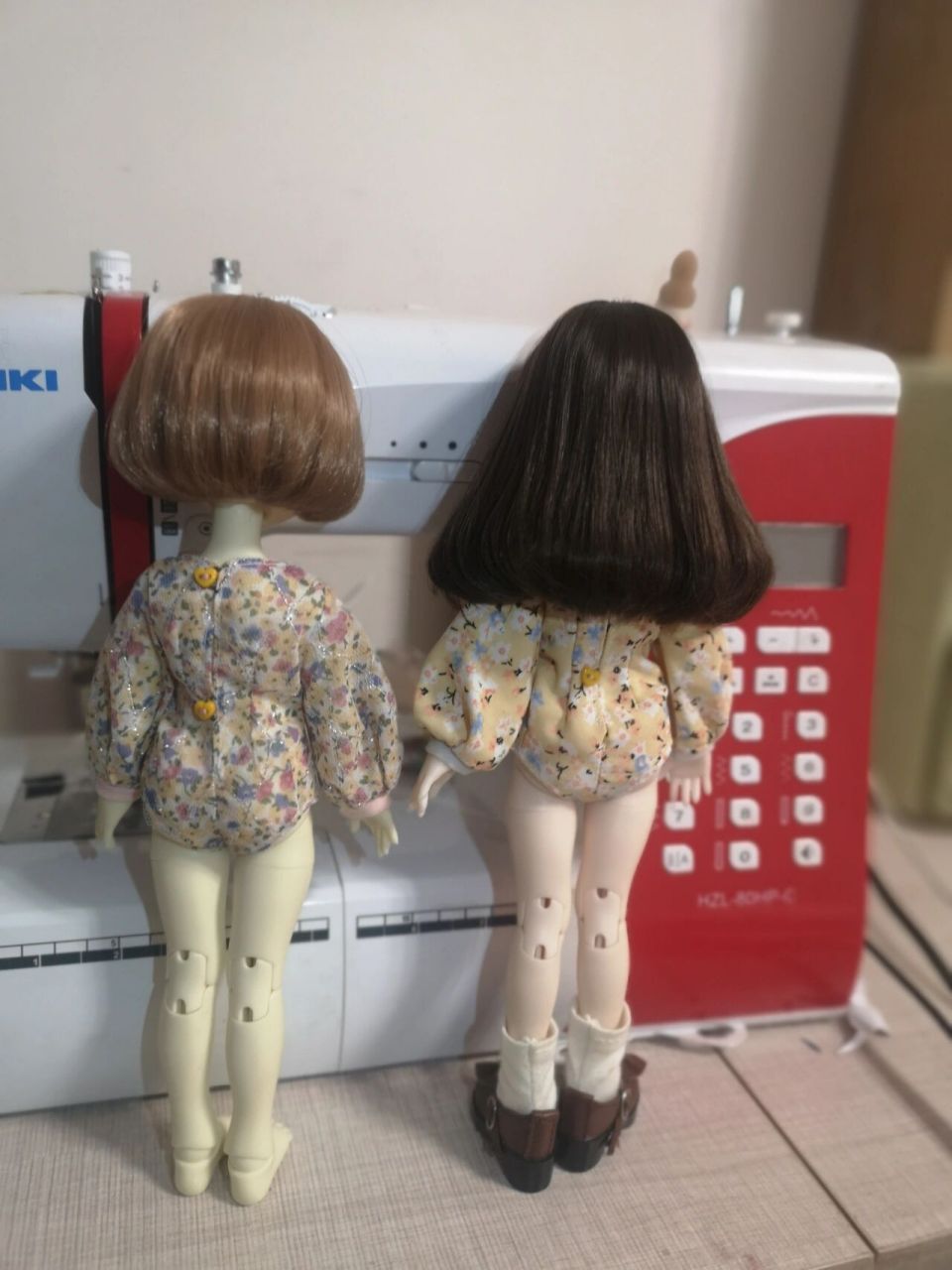 6分bjd娃衣(含纸样) 赤木少女体普腿打版,图纸不含缝份.