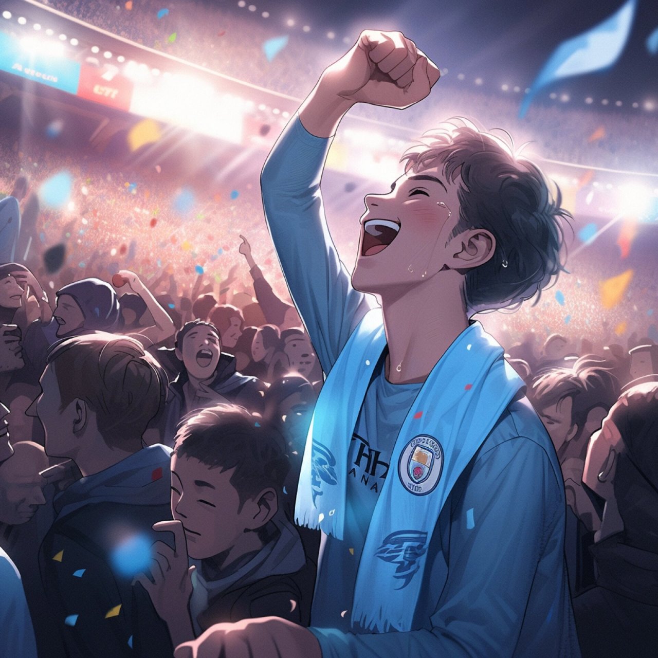 情侣头像 | 一起看曼城比赛71(含女生头像) 就是要看曼城啊!