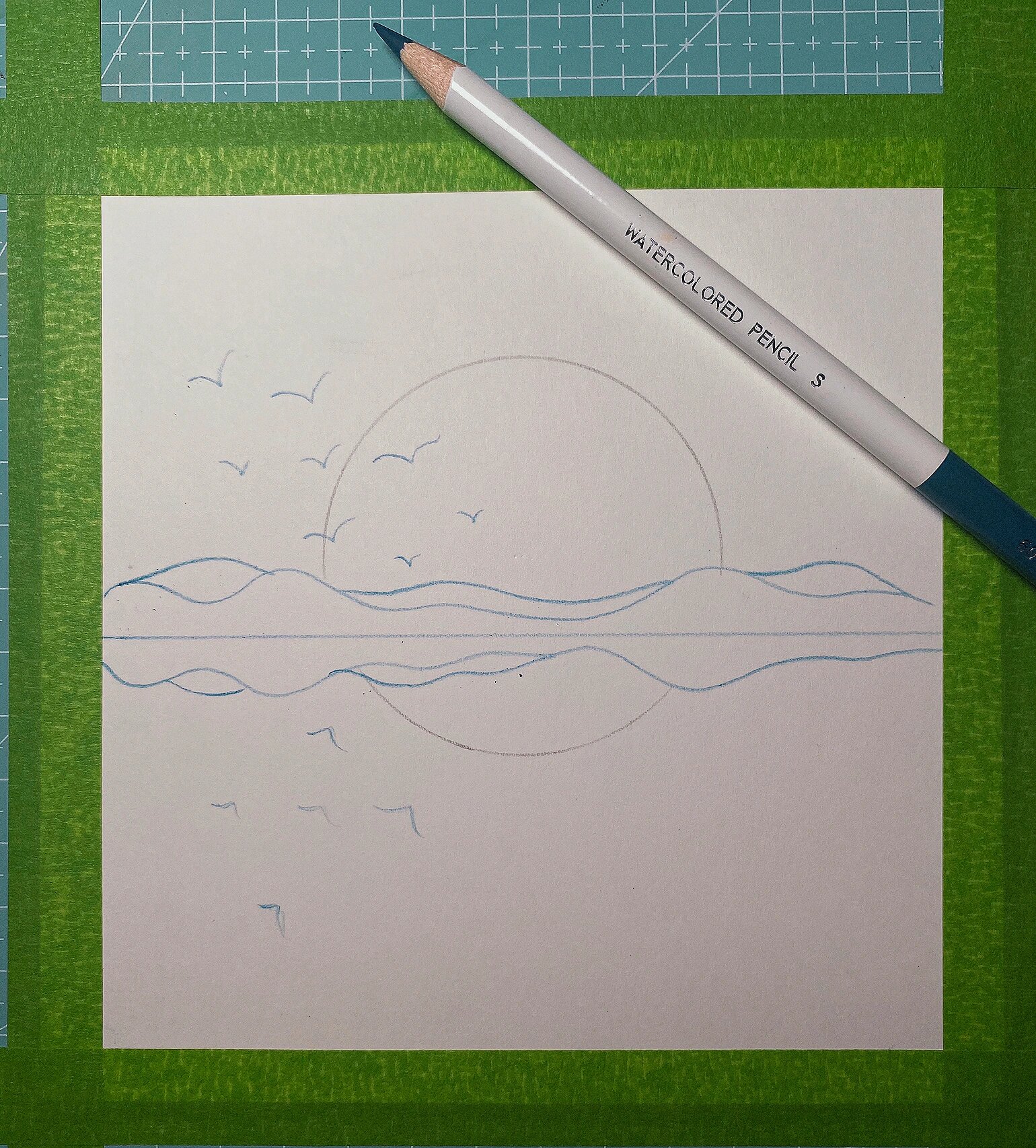 油画棒--日出日落「内含步骤图77色号