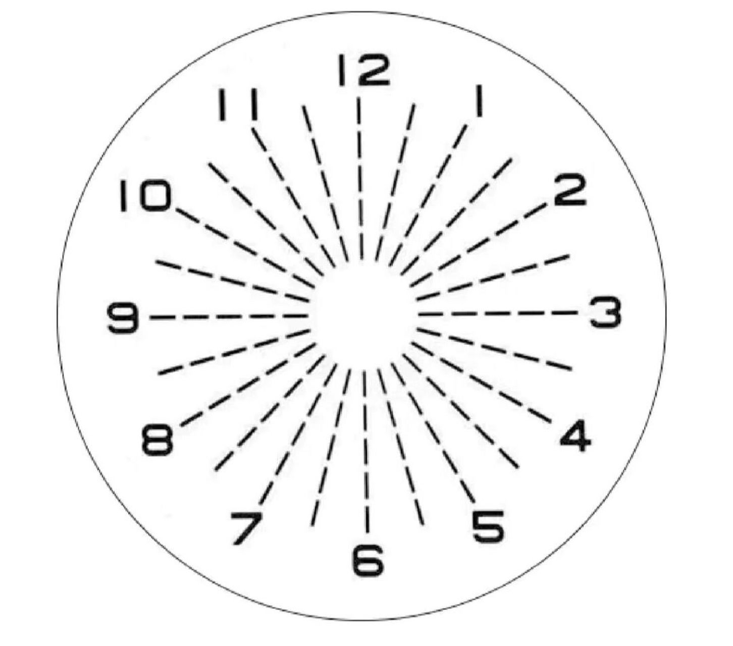 很多小就好奇怎么知道自己散光轴位,除了去眼镜店以外,可以通过散光