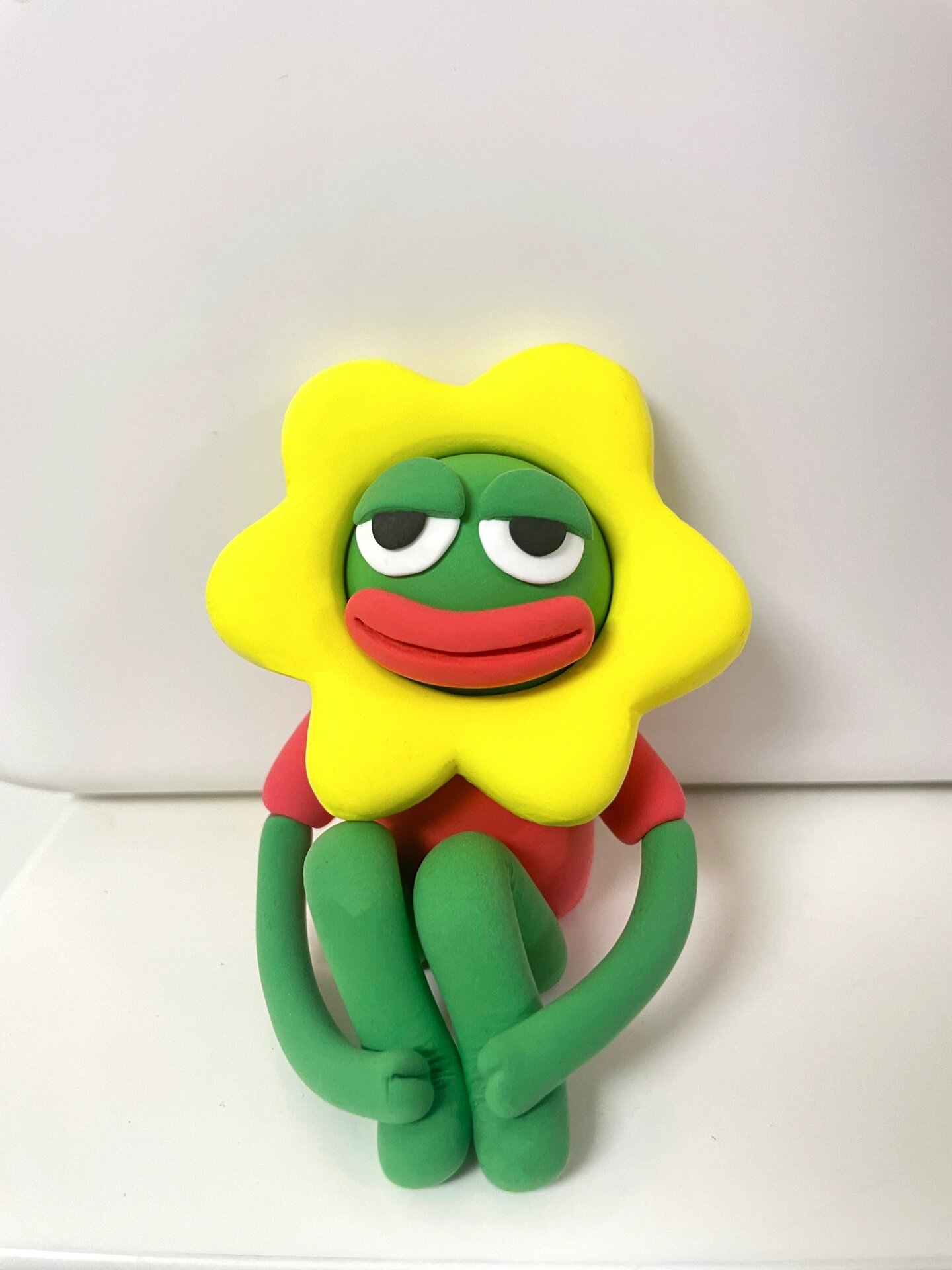 超轻黏土:你们要的悲伤蛙摆件教程🐸