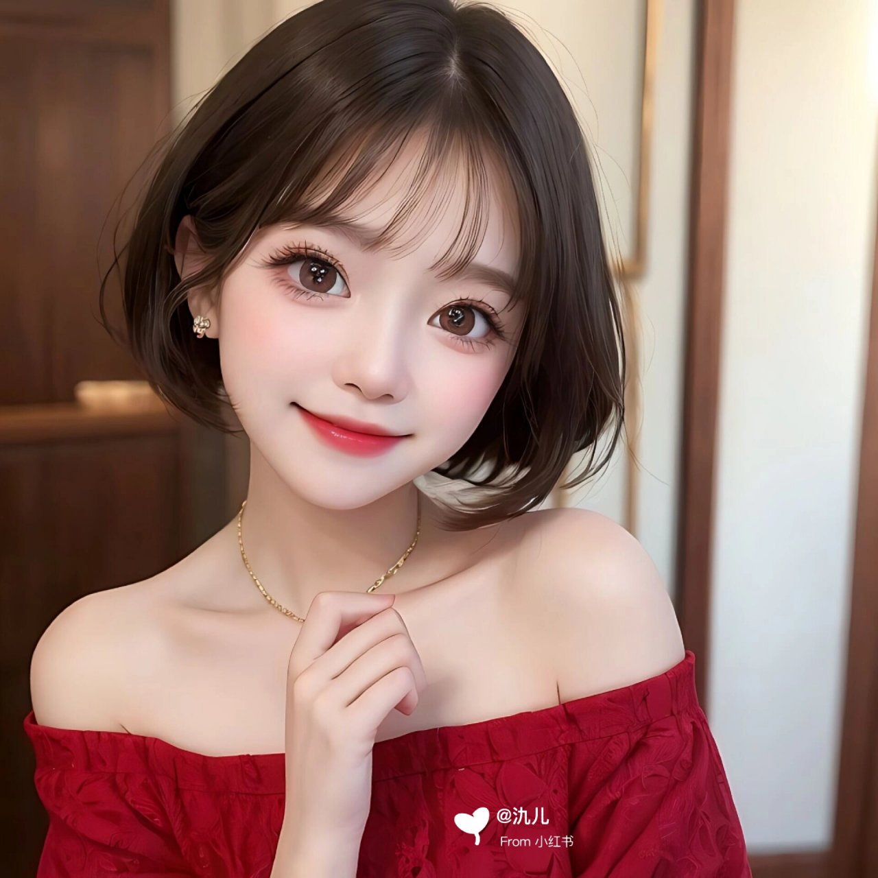 短发女生头像|头像约稿 #微信头像# #头像约稿# #女生头像# #头像