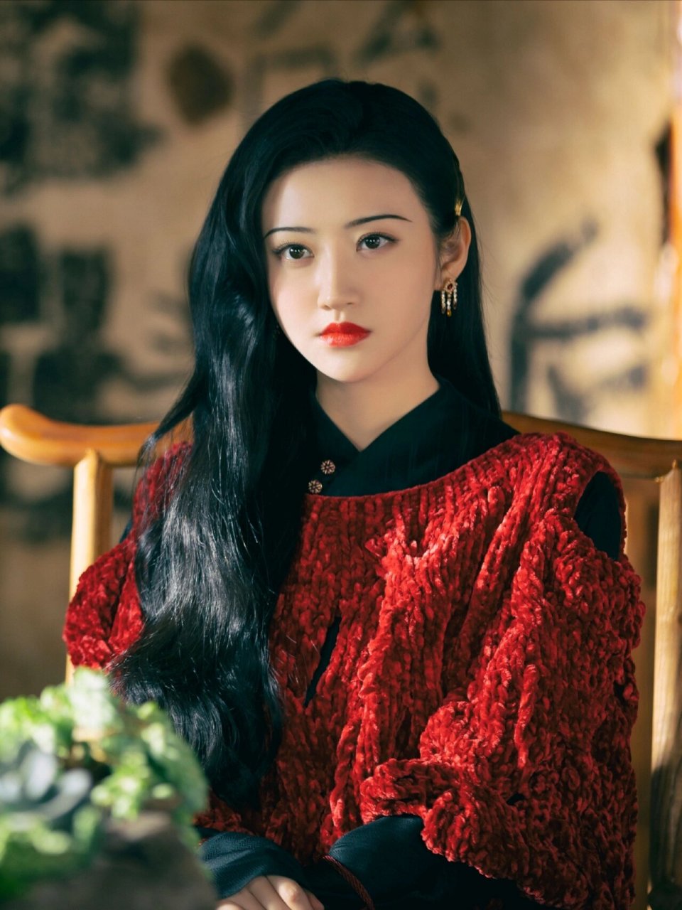 司藤壁纸 二 司藤壁纸 司藤旗袍 手机壁纸 #司藤# #景甜司藤# #司藤