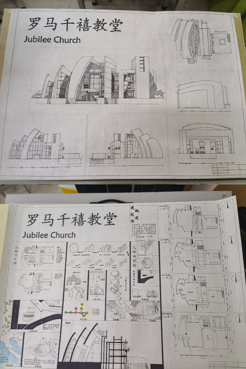 罗马千禧教堂平面图图片