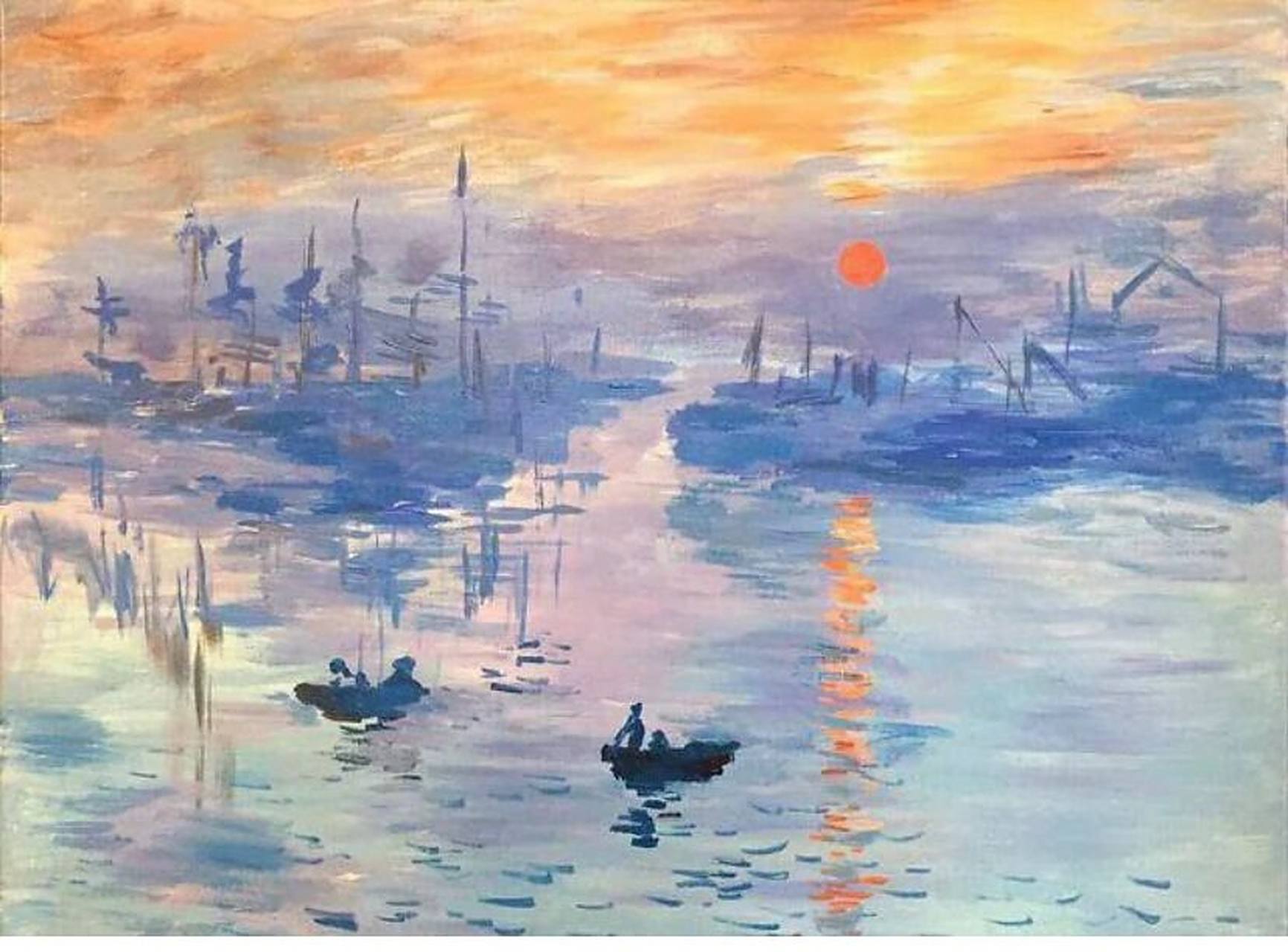 《日出印象》赏析 一,作品背景: 19世纪60年代到70年代,印象主义画派