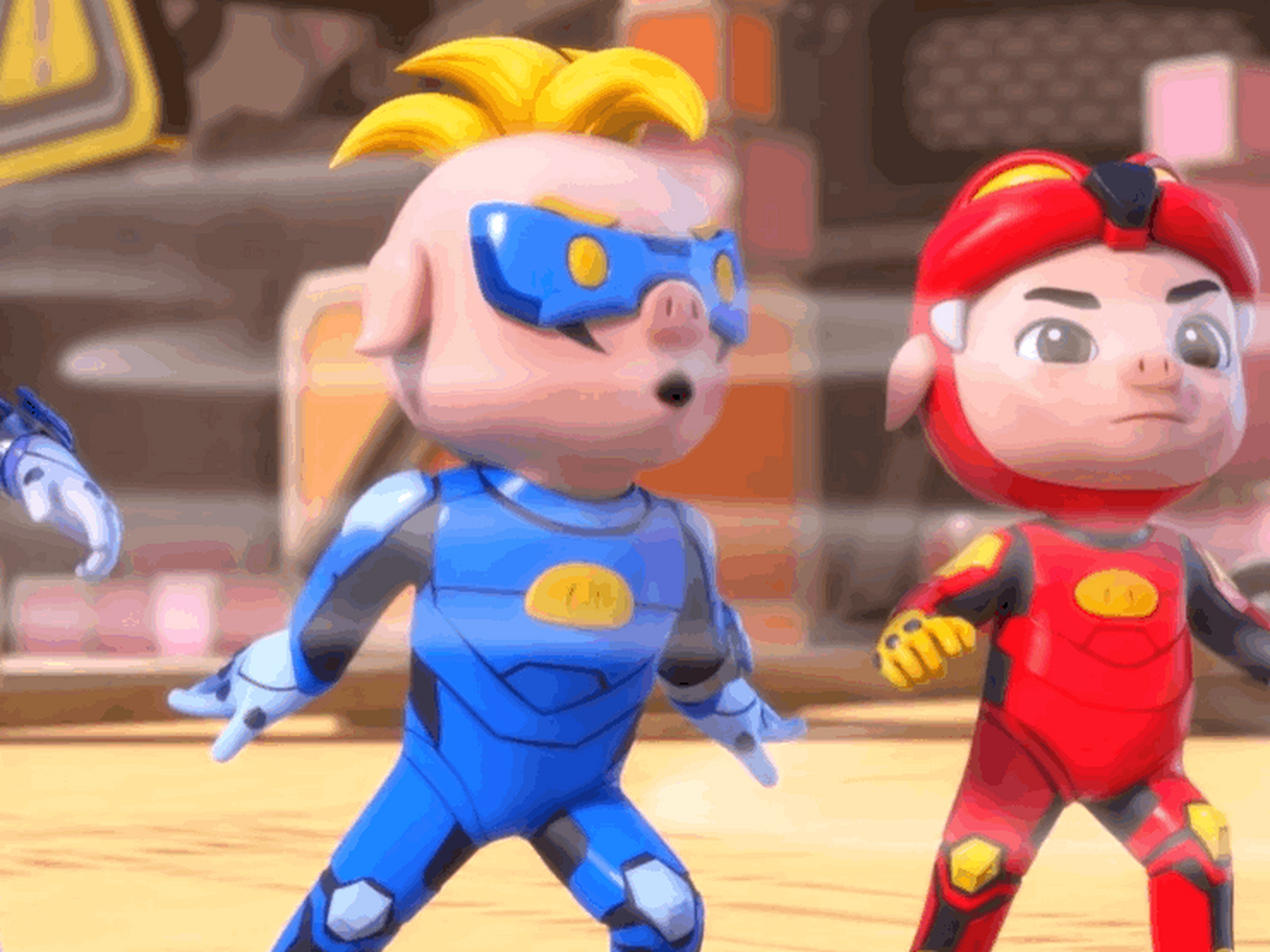 猪猪侠# 闻到什么了[呆]是闻到饭菜的香味吗[馋嘴]