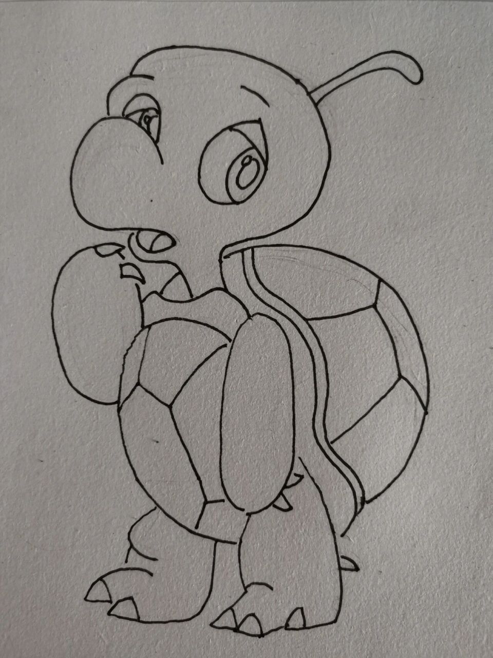 简笔画(17)跟我一起画双面龟