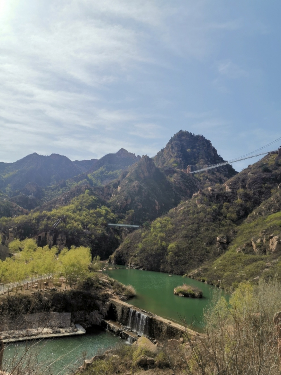 秦皇岛抚宁冰塘峪,景色篇 周末带着妈妈和孩子们去冰塘峪玩儿,没想到